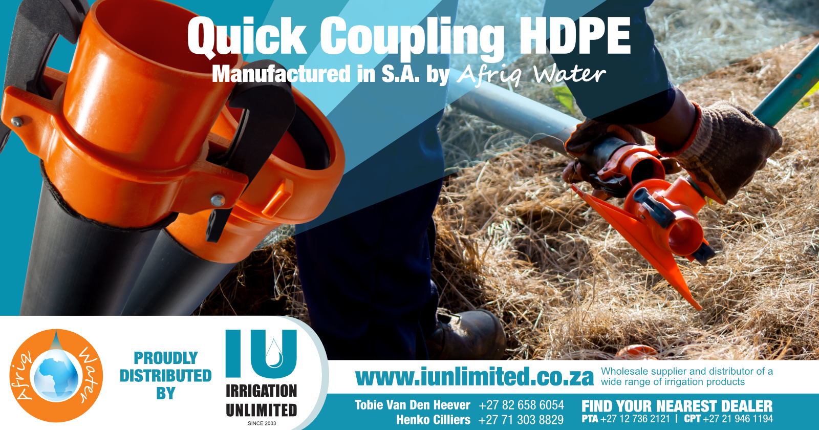 Quick coupling HDPE | Irrigation Unlimited