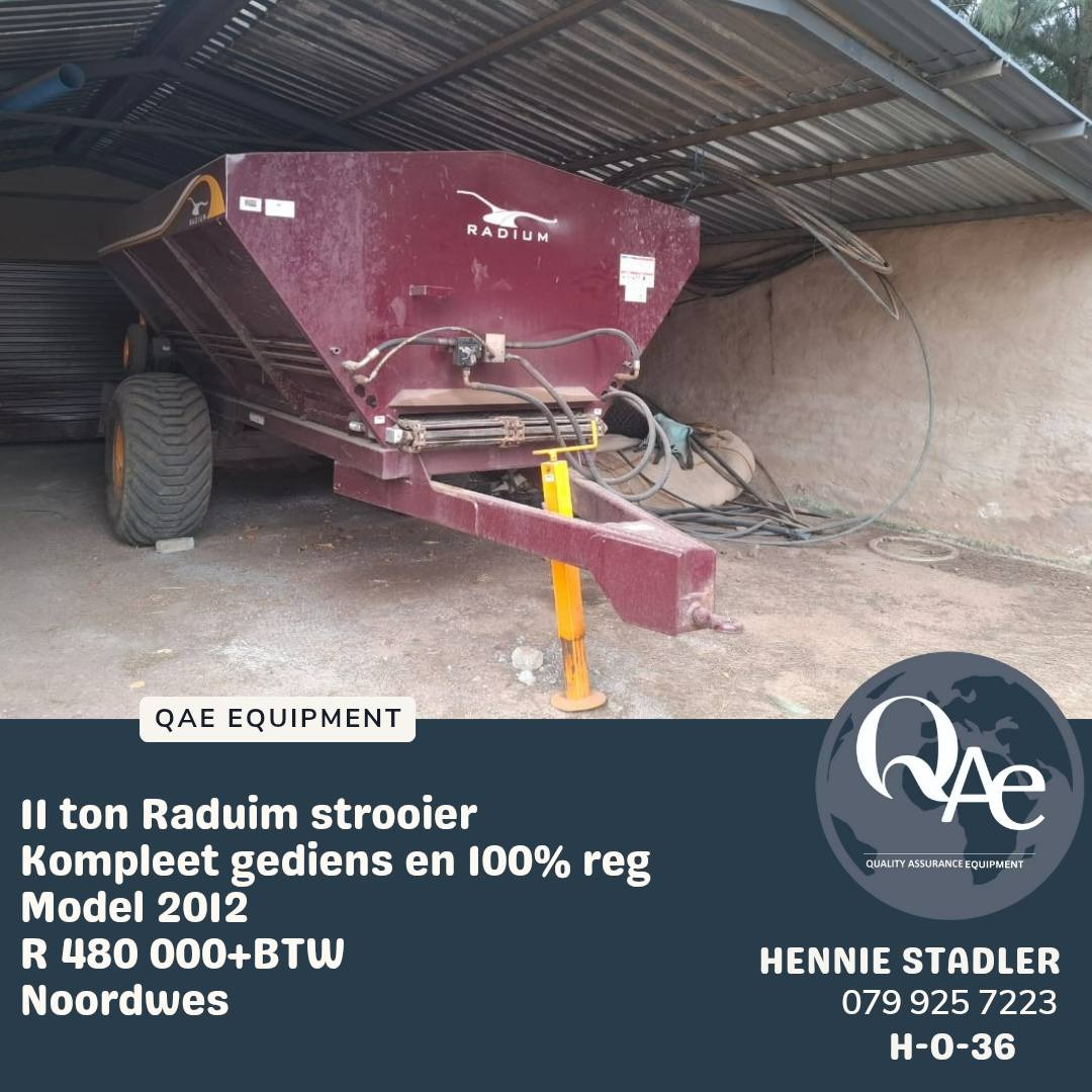 11 Ton Radium strooier |  QAC Equipment