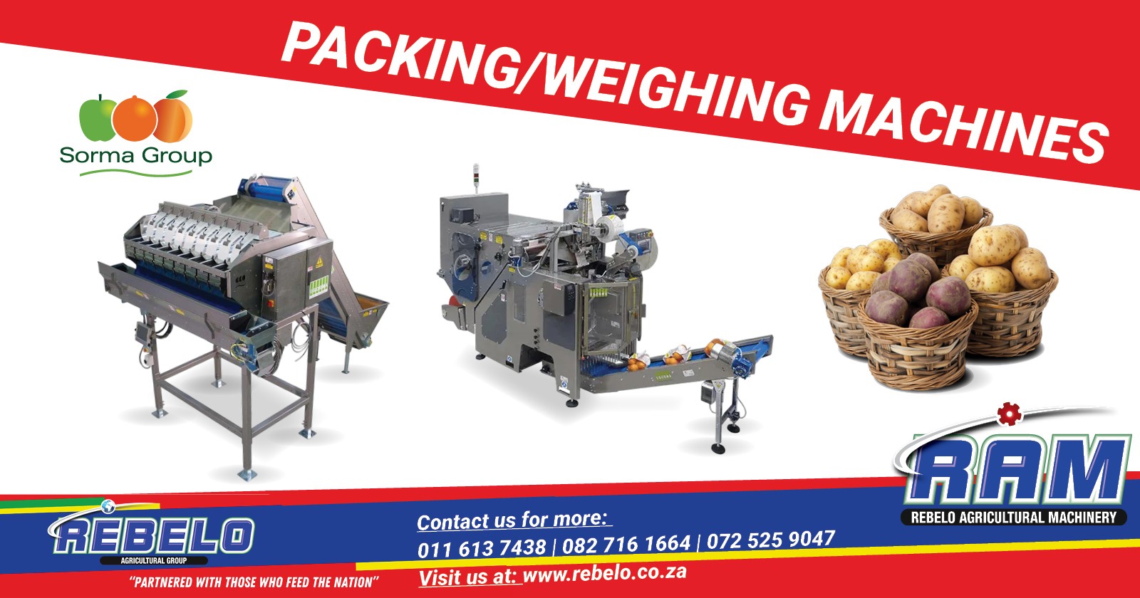 Packing / weighing machines |  Rebelo Agricultural Group