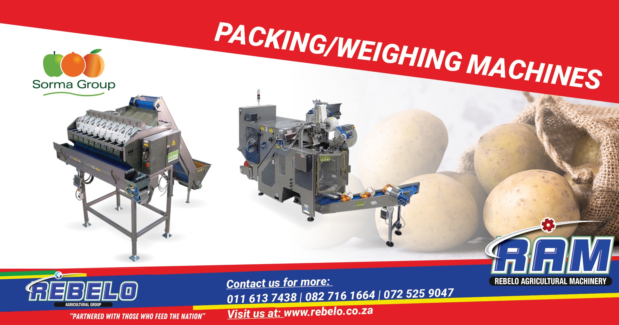 Packing / weighing machines |  Rebelo Agricultural Group