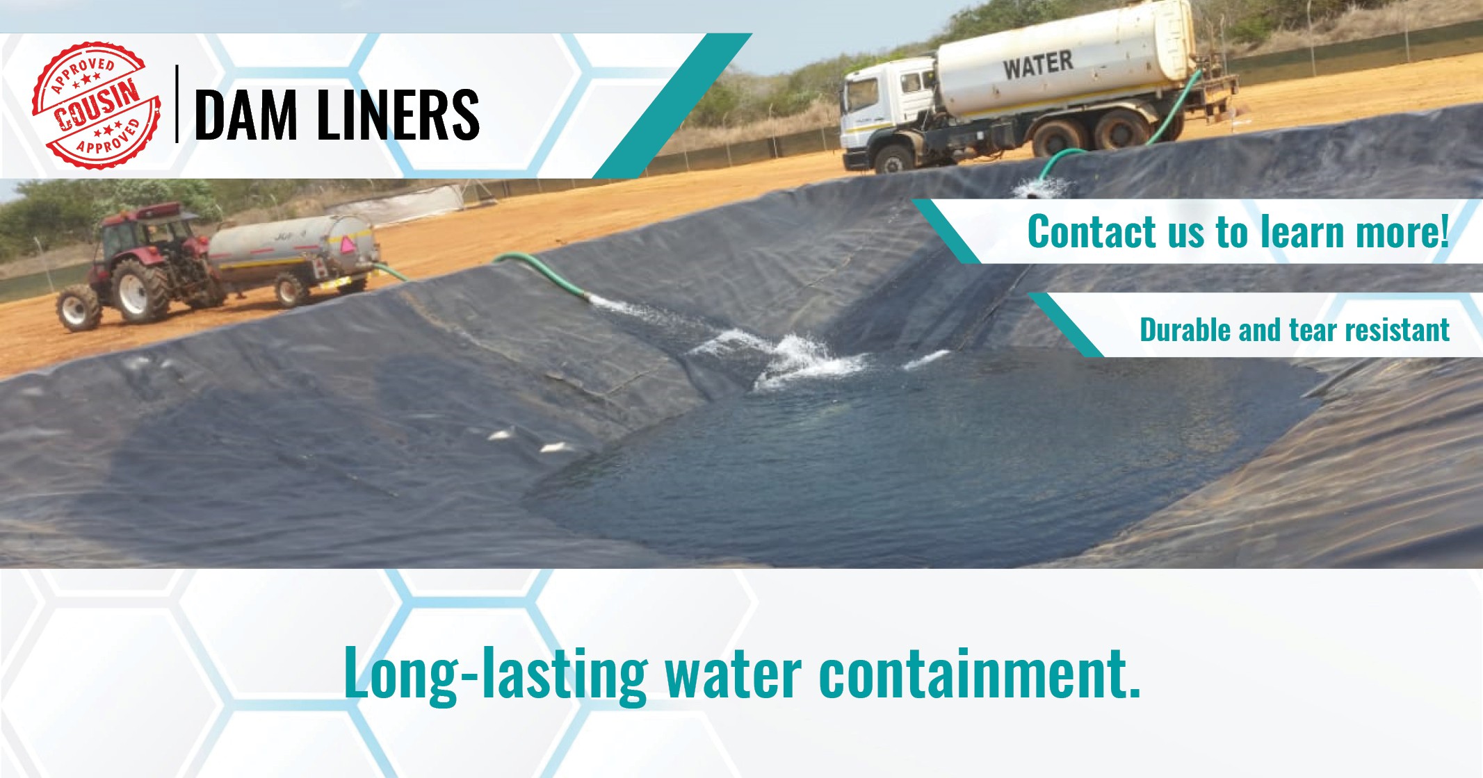 Custom PVC & HDPE dam liners | Water Bladders