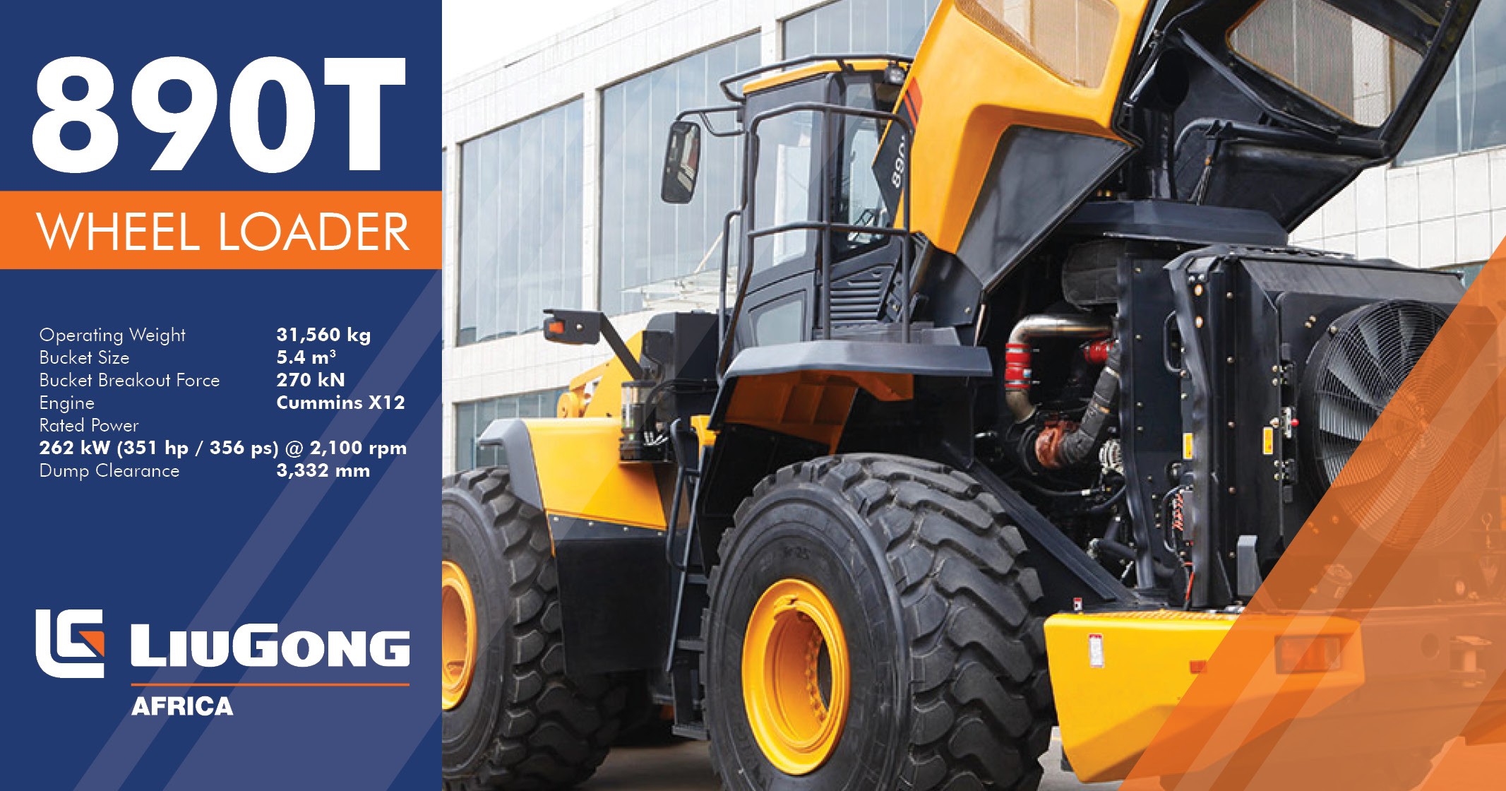 890T Wheel loader | LiuGong Africa