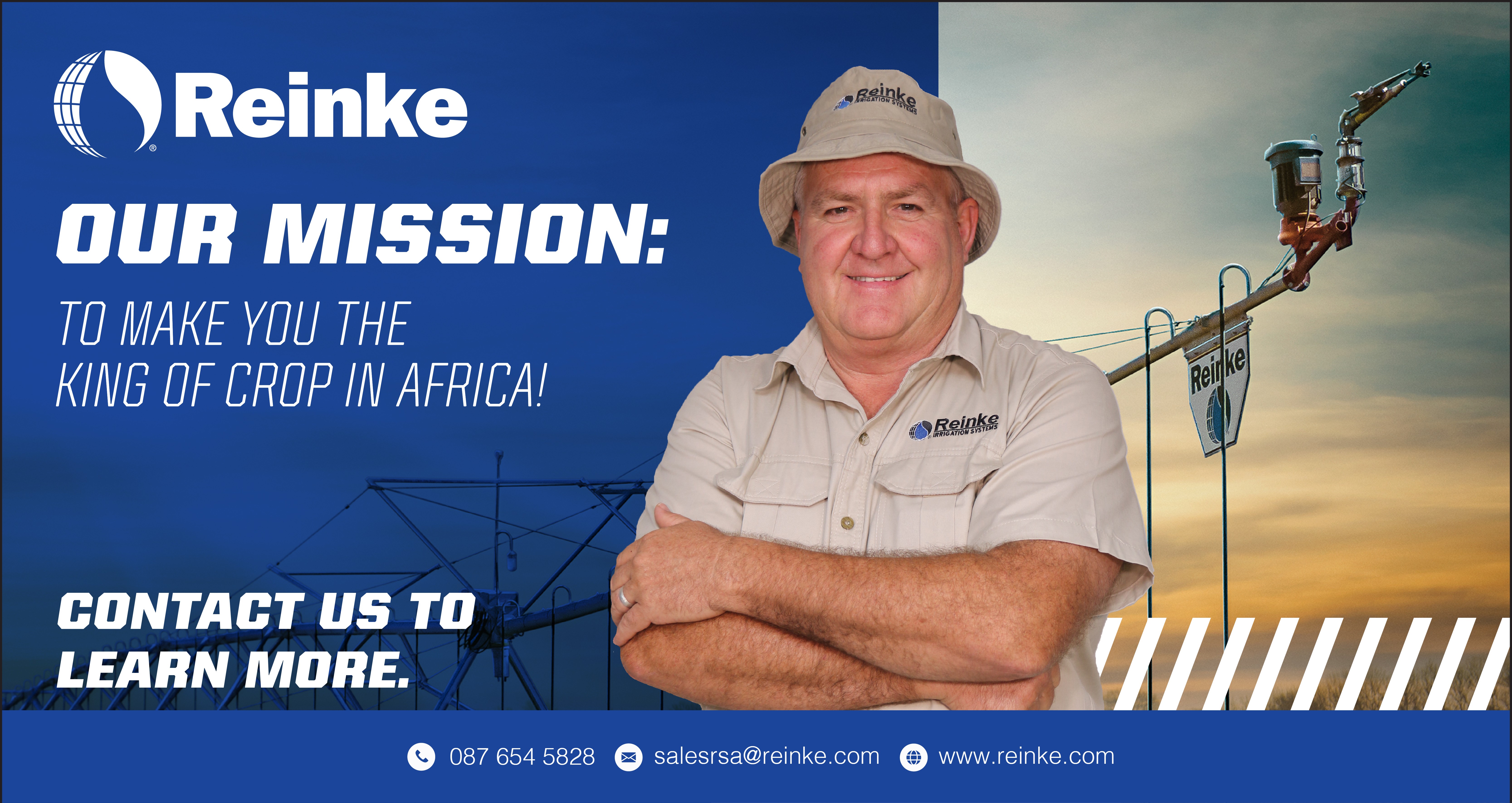 Reinke irrigation systems, reliable pivot solutions for African farmers