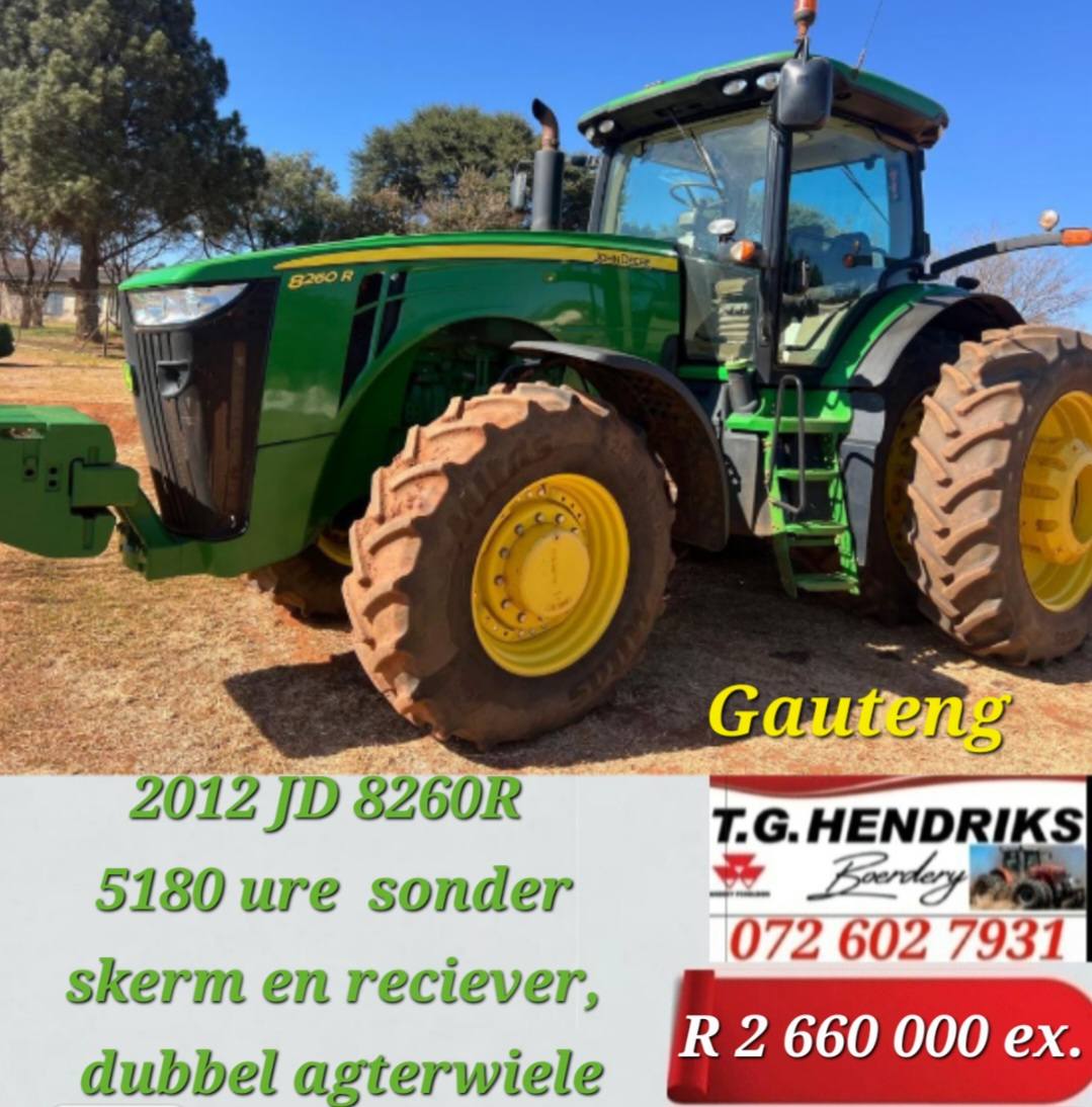 2012 John deere 8260R | T.G. Hendriks