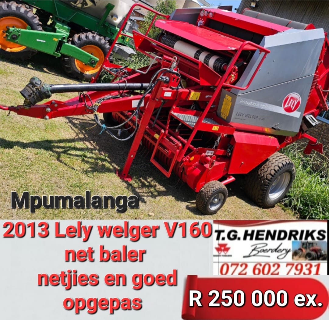 2013 Lely welger V160 met baler | T.G Hendriks boerdery