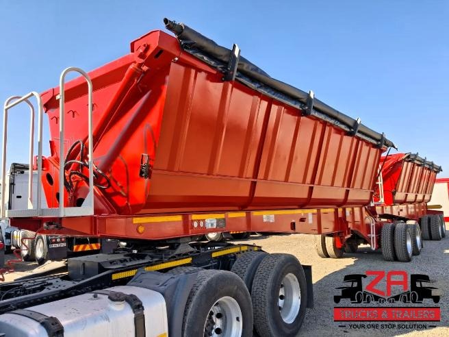2017 CIMC 40 cube side tipper | ZA Trucks & Trailers