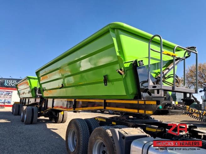 2023 Leader 45 cube side tipper trailer | ZA Trucks & Trailers - 1