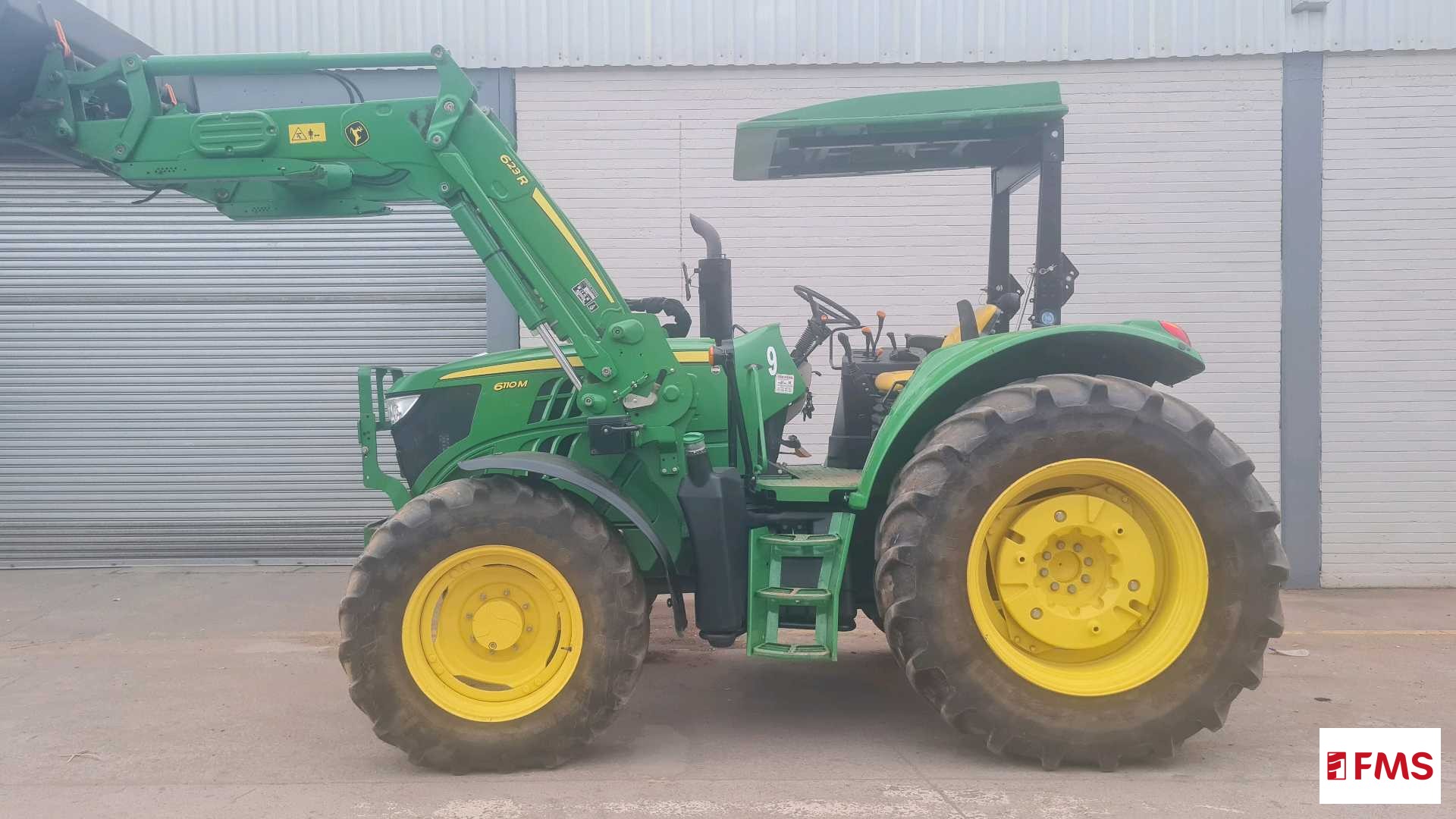 2023 John Deere 6110m With 623r Loader