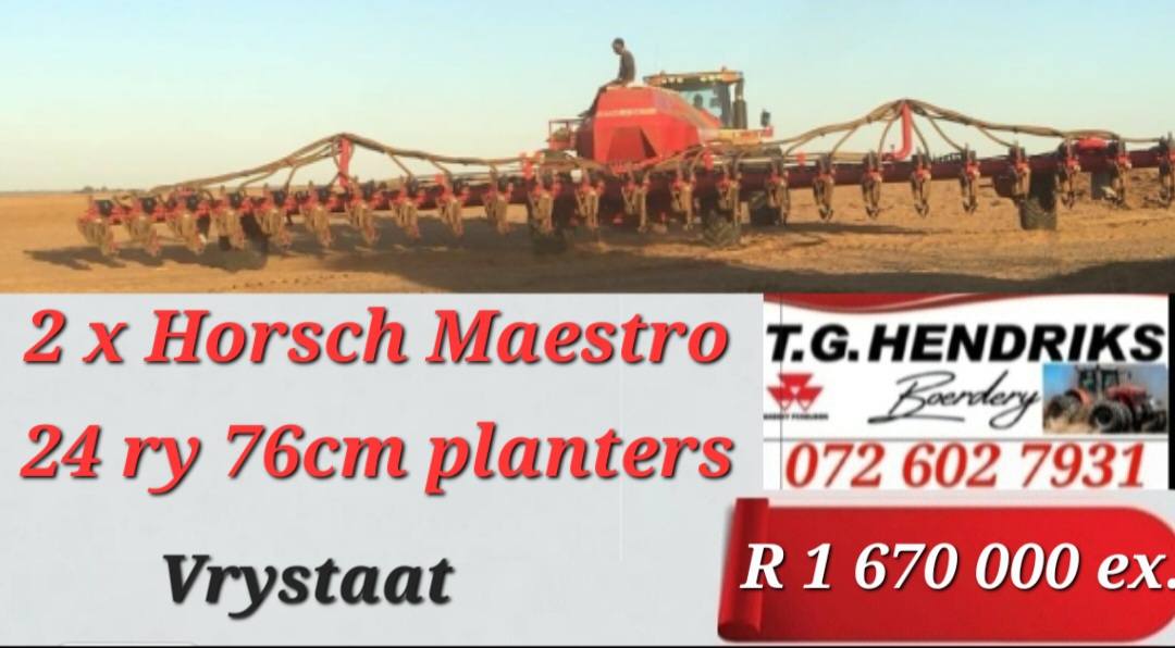 2x horsch maestro | T.G. Hendriks