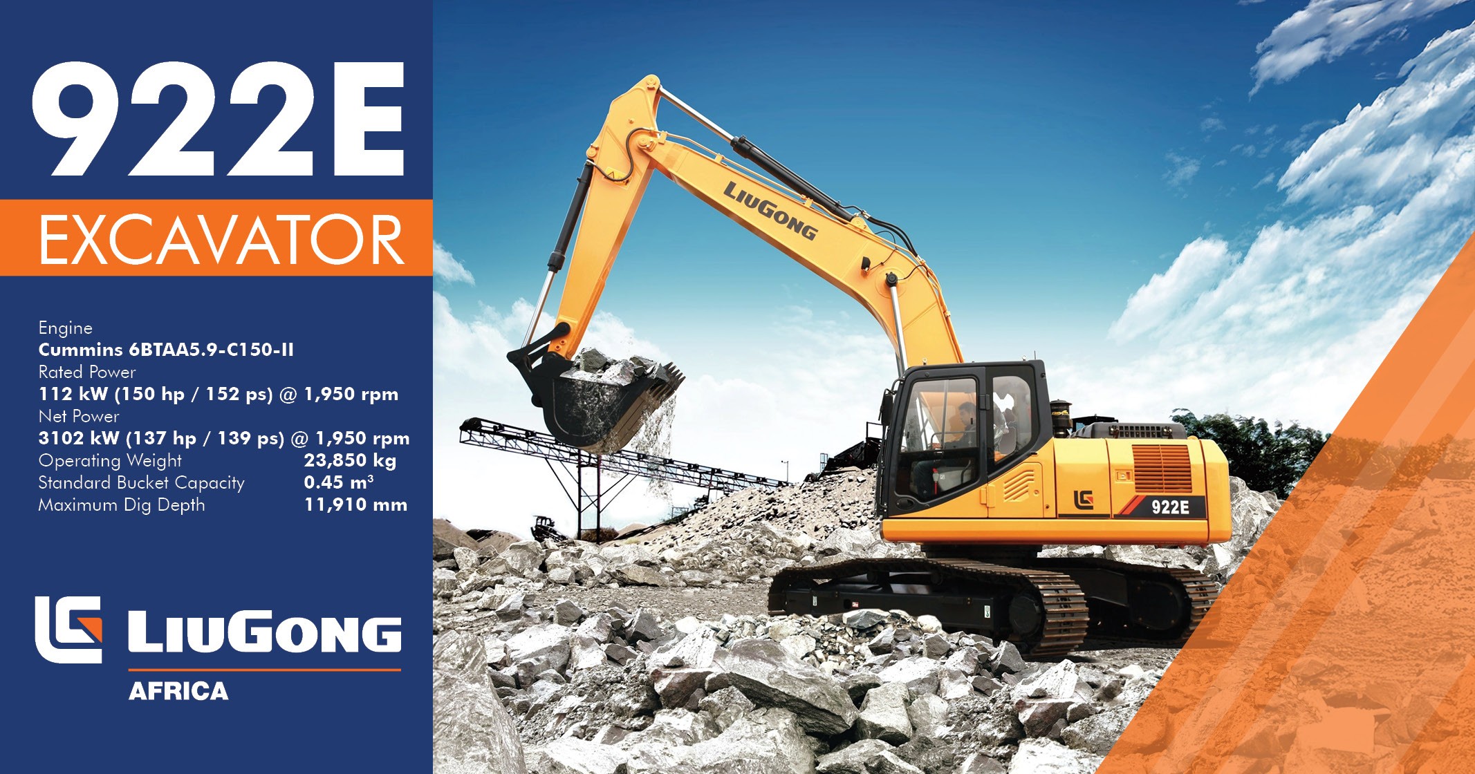 922E | Excavator | LiuGong