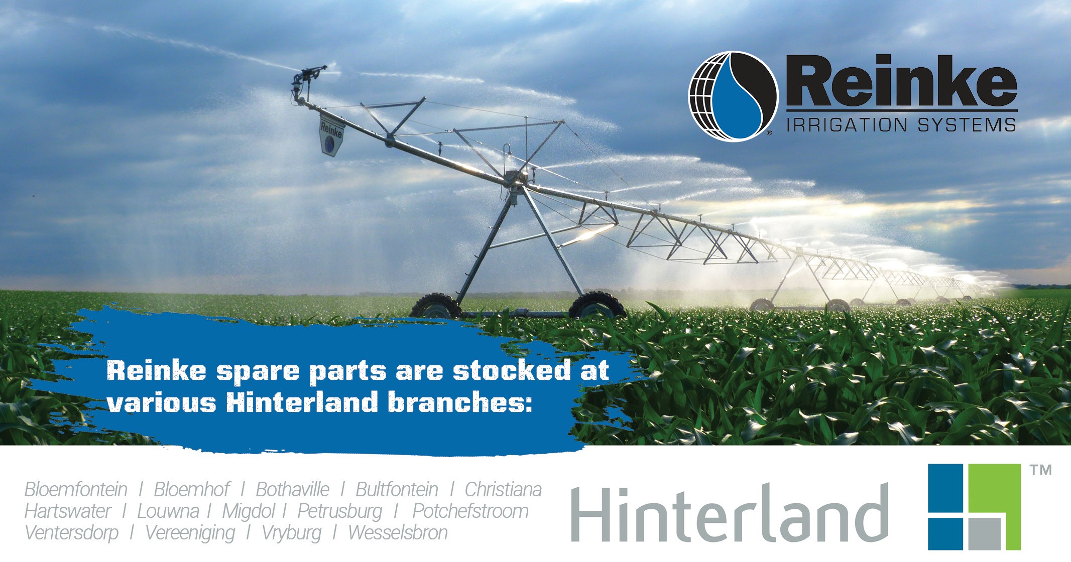 Airless solution for irrigation Shark Wheel Swift | Proud partners Reinke®-93120