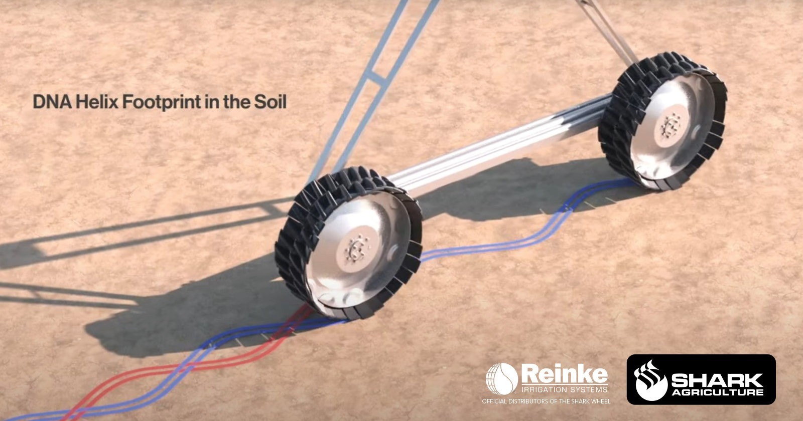 Airless solution for irrigation Shark Wheel Swift | Proud partners Reinke®-93120