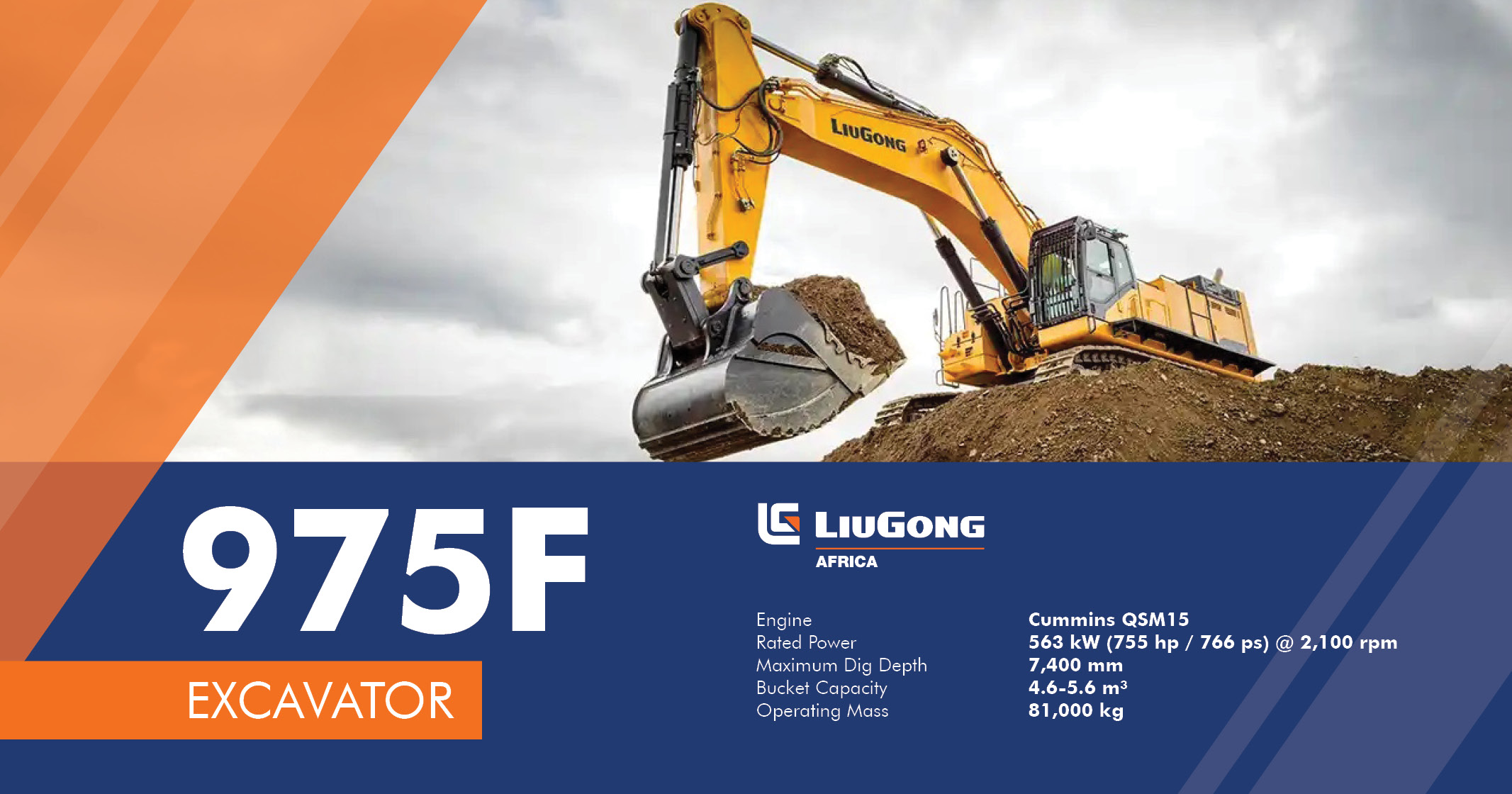 975F Excavator | LiuGong Africa