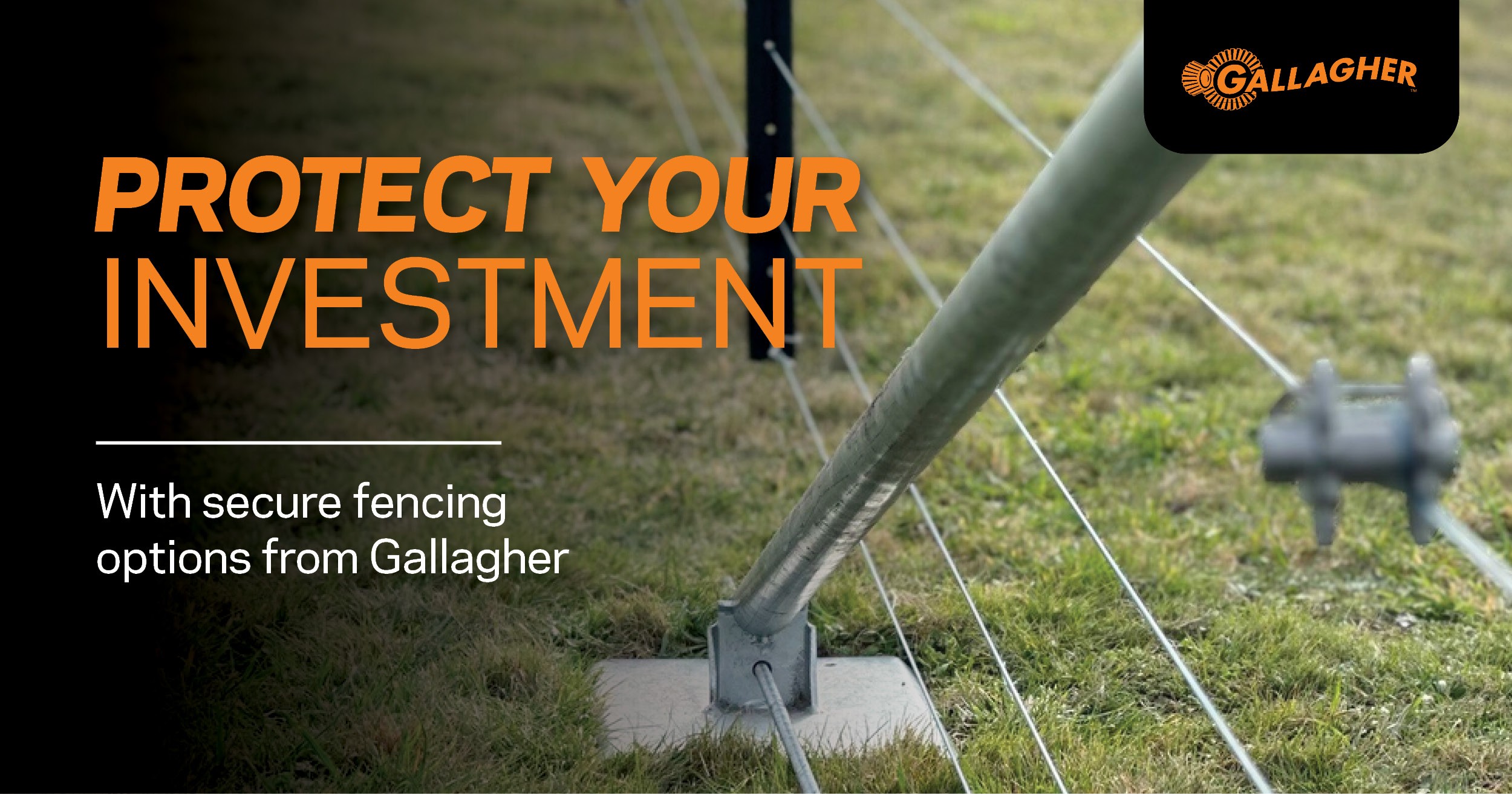 Protect your investment with secure fencing options from Gallagher ™