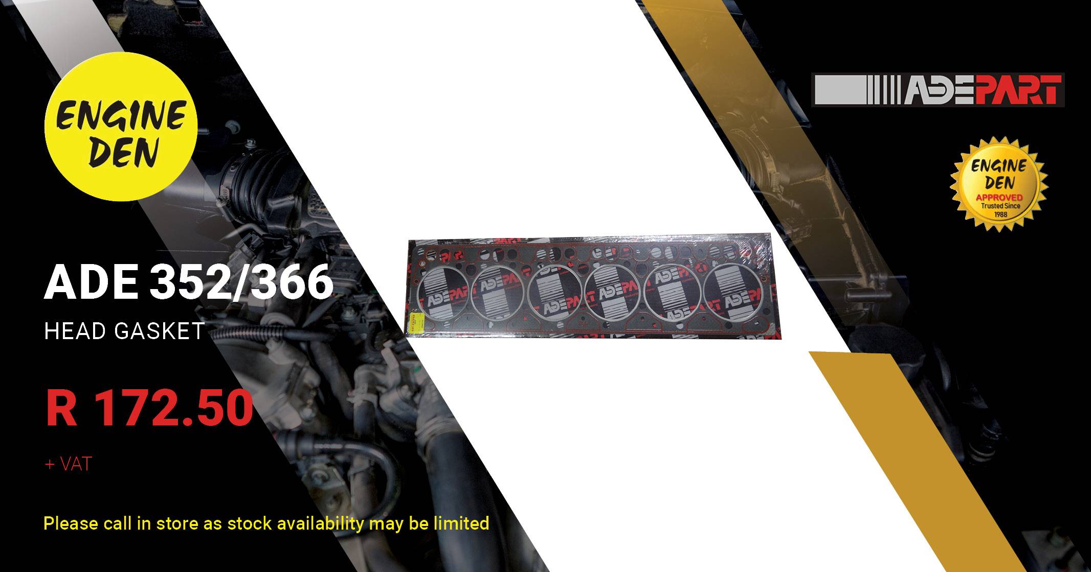 ADE 352/366 Head gasket | Engine Den