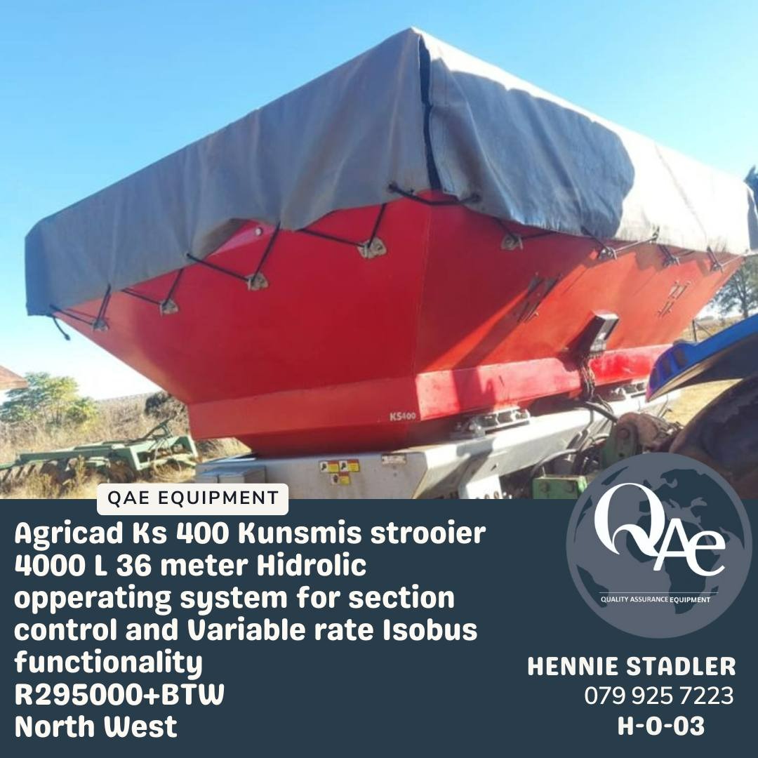 Agricad Ks 400 kunsmis strooier |  QAC Equipment