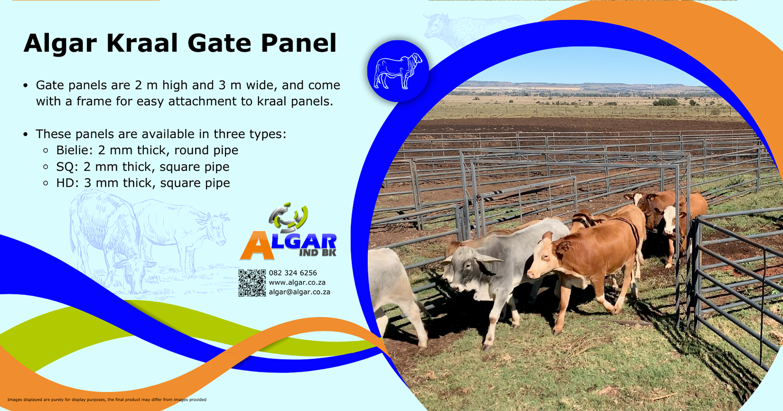 Algar kraal gate panels / Algar kraalhekpanele
