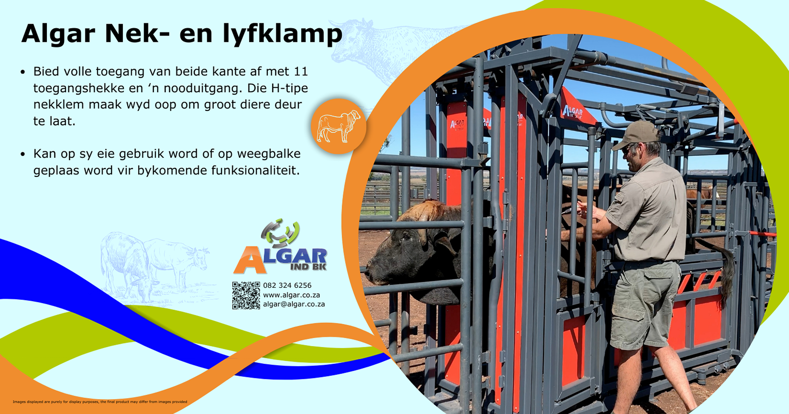 Algar neck and body clamp / Algar nek- en lyfklamp - 1