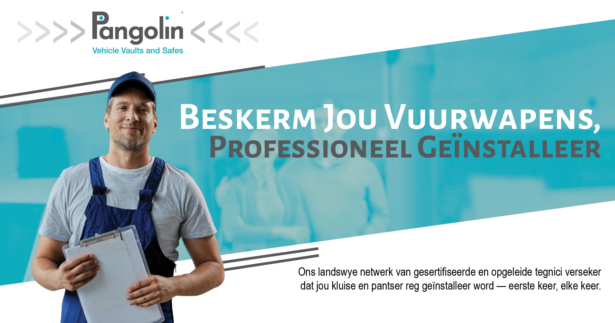Beskerm jou vuurwapens, professioneel geïnstalleer | Pangolin