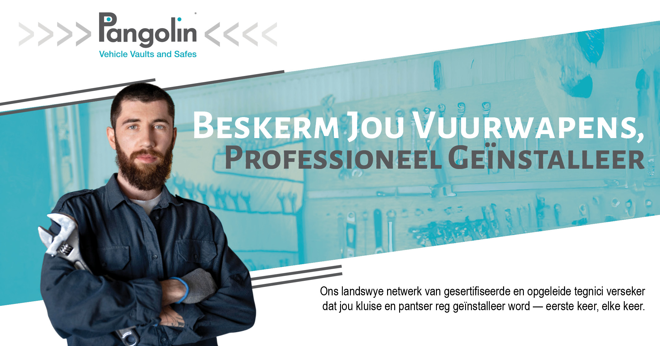 Beskerm jou vuurwapens, professioneel geïnstalleer | Pangolin