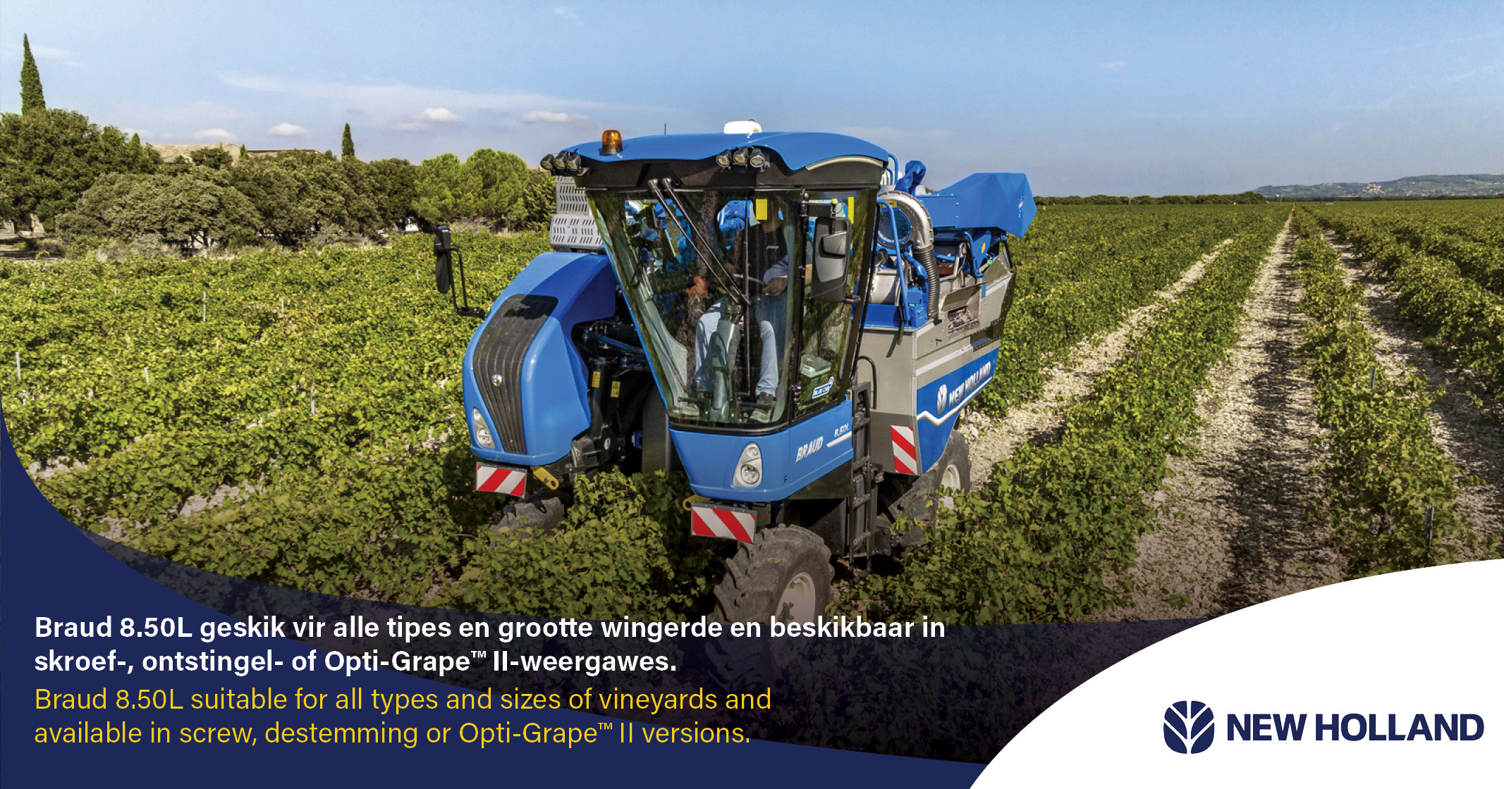 BRAUD Grape Harvesters | New Holland