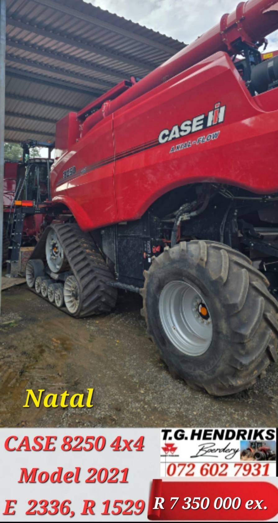 Case 8250 4 x 4 model 2021 / E 2336 / R 1529 | T.G. Hendriks