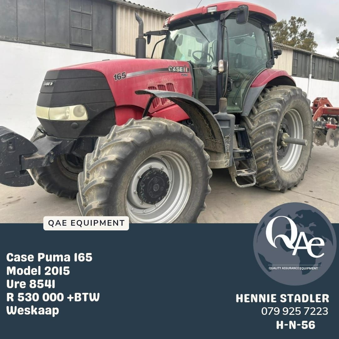 Case Puma 165 2015 Model |  QAC Equipment