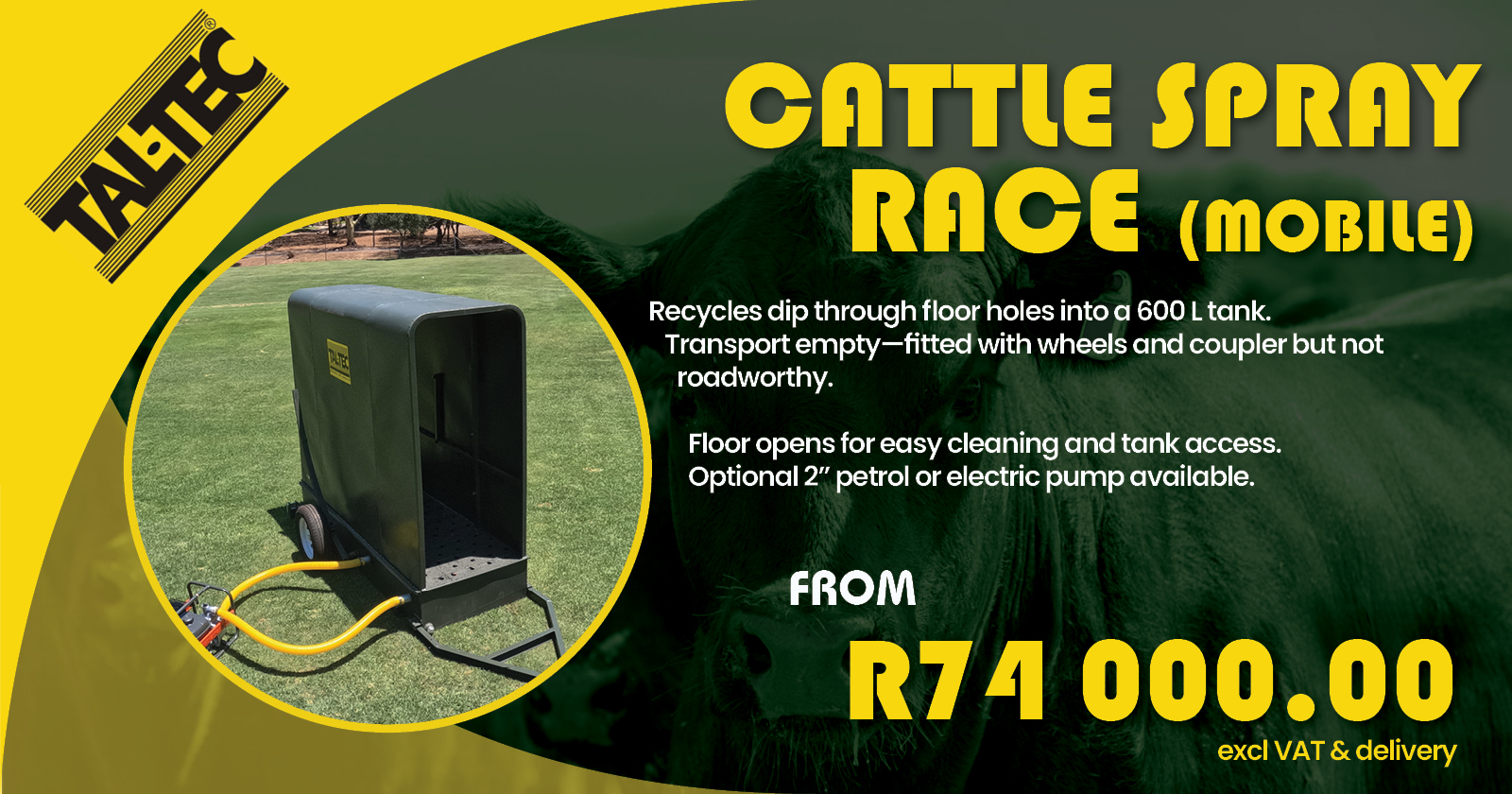 Cattle Spray Race (Mobile) | Tal-Tec