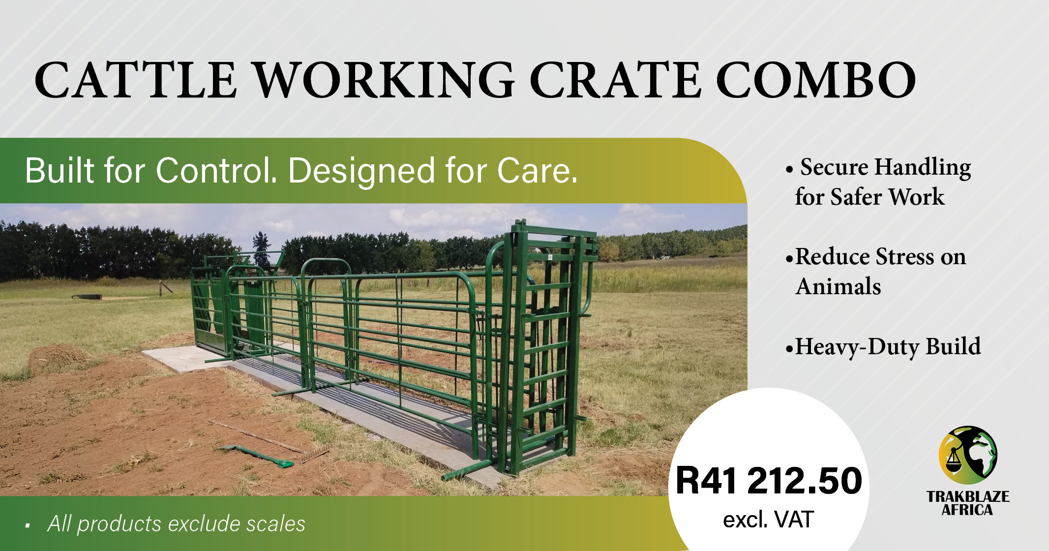 Cattle Working Crate Combo | The Millennium Group