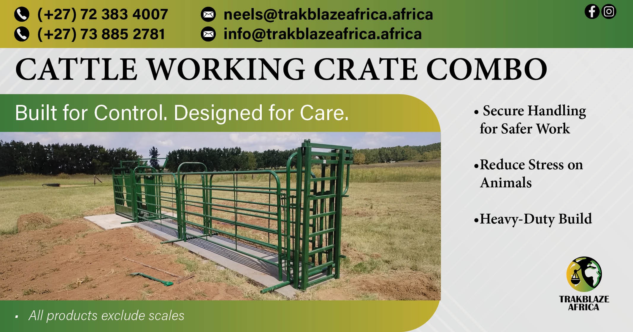 Cattle Working Crate Combo | The Millennium Group