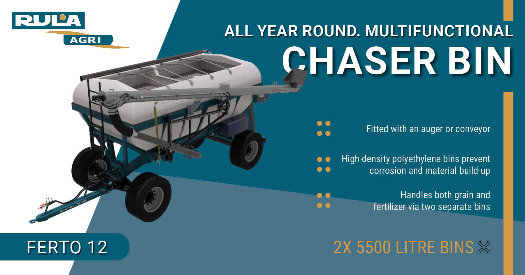 Chaser bin | Rula Agri