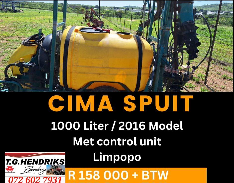 Cima spuit 1000 Liter | T.G Hendriks