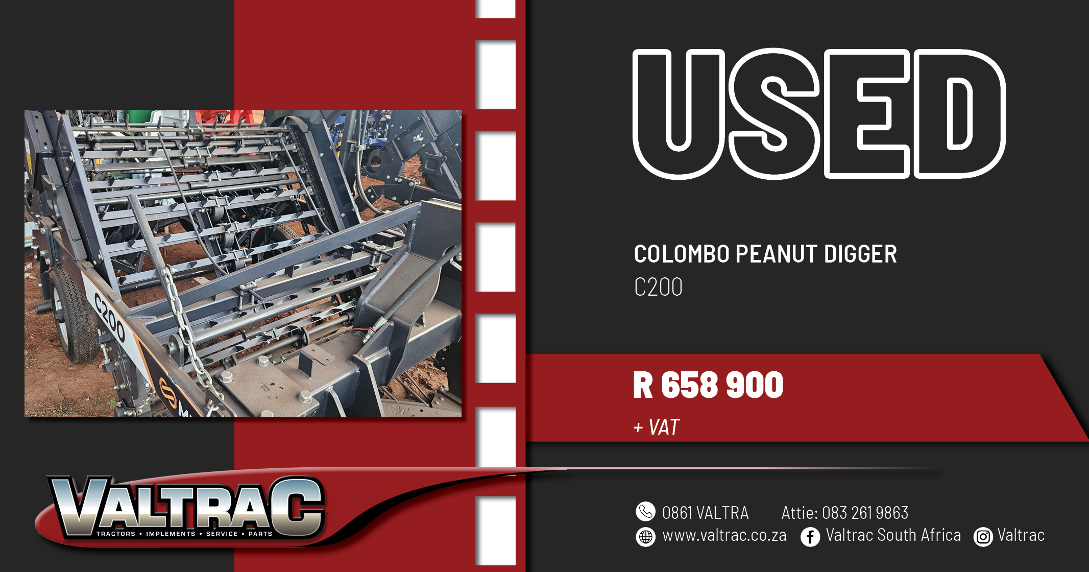 Colombo Peanut digger C200 | Valtrac