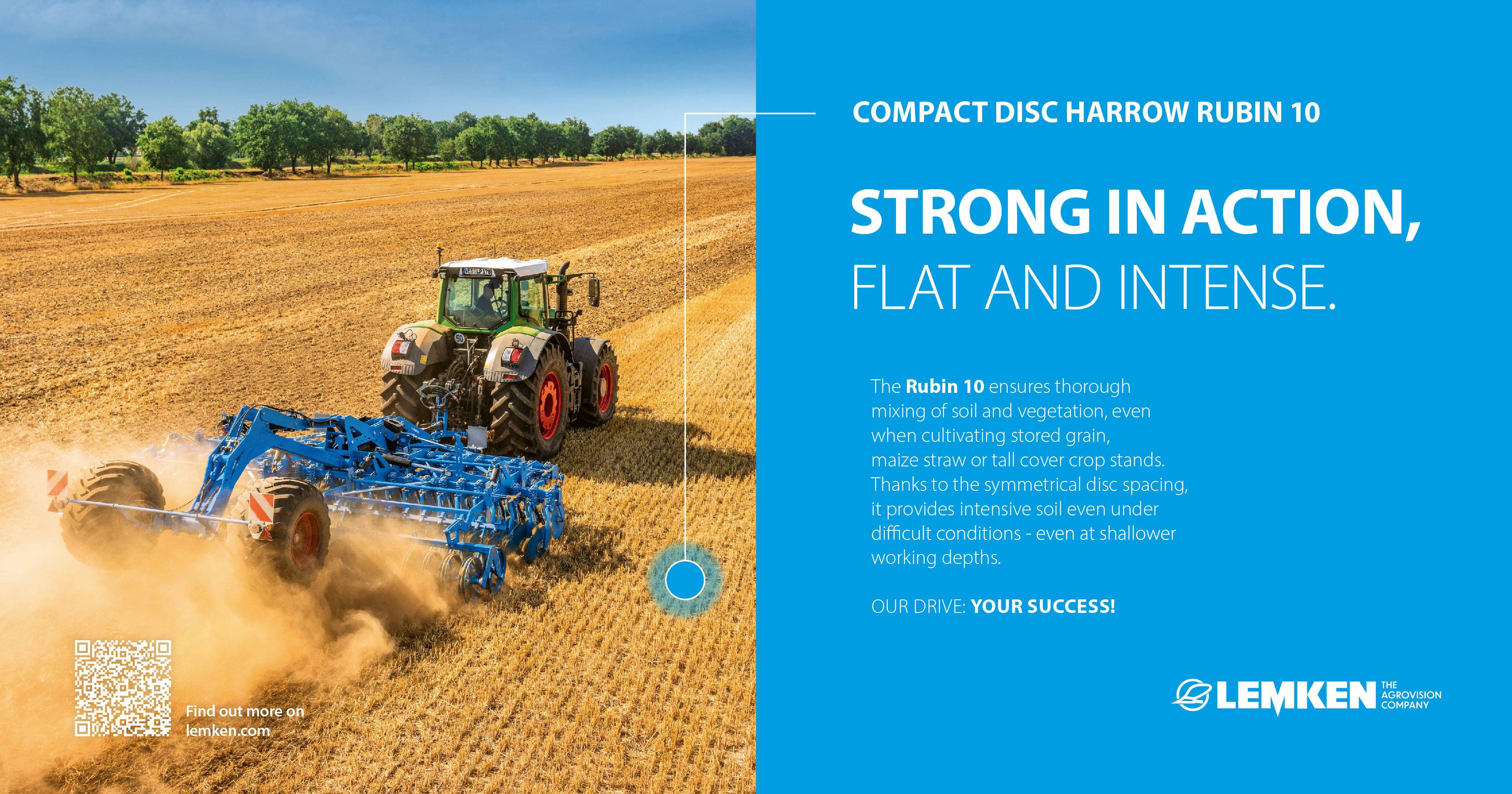 COMPACT DISC HARROW RUBIN 10 | LEMKEN