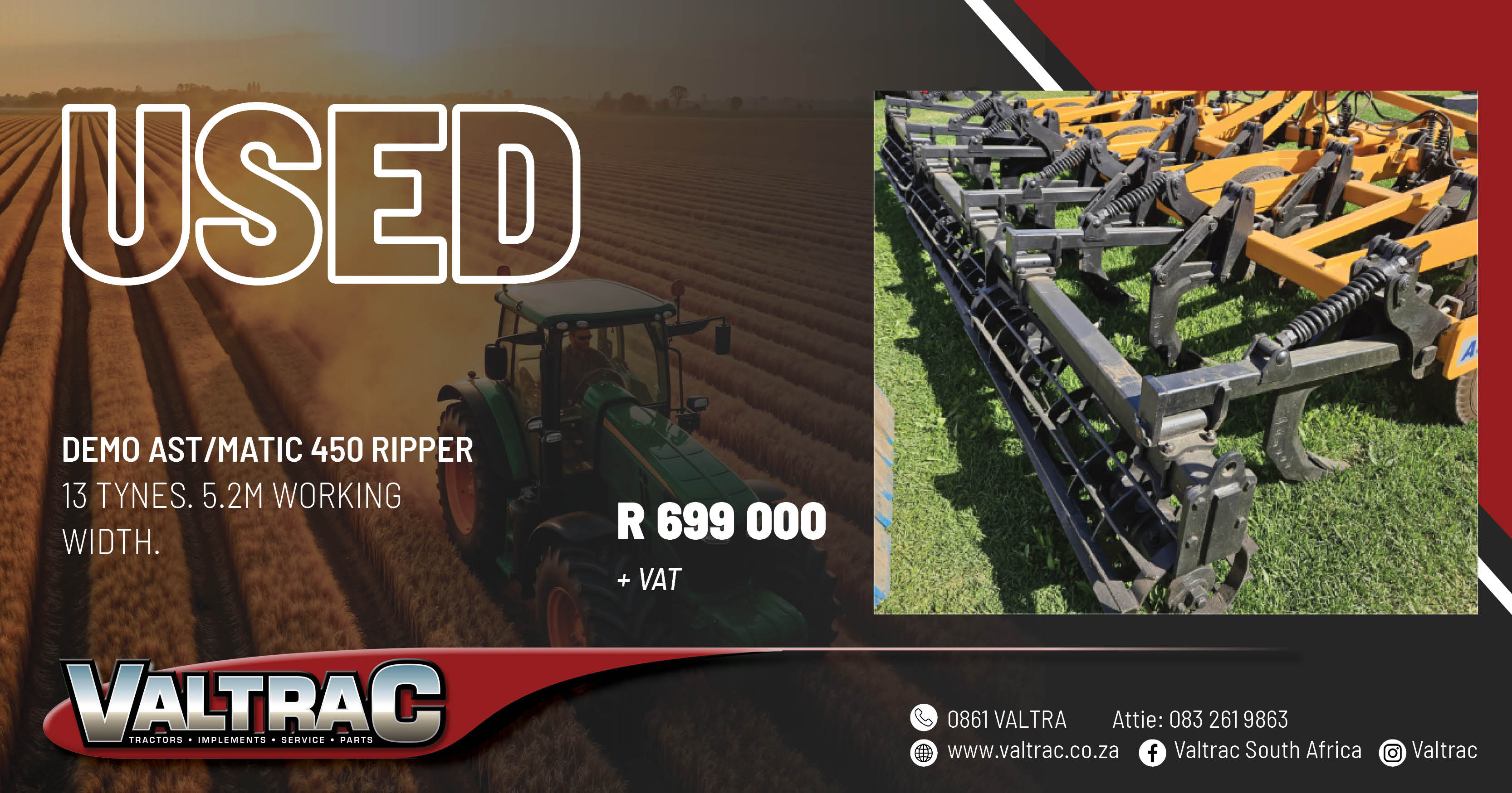 Demo AST/Matic 450 ripper | Valtrac