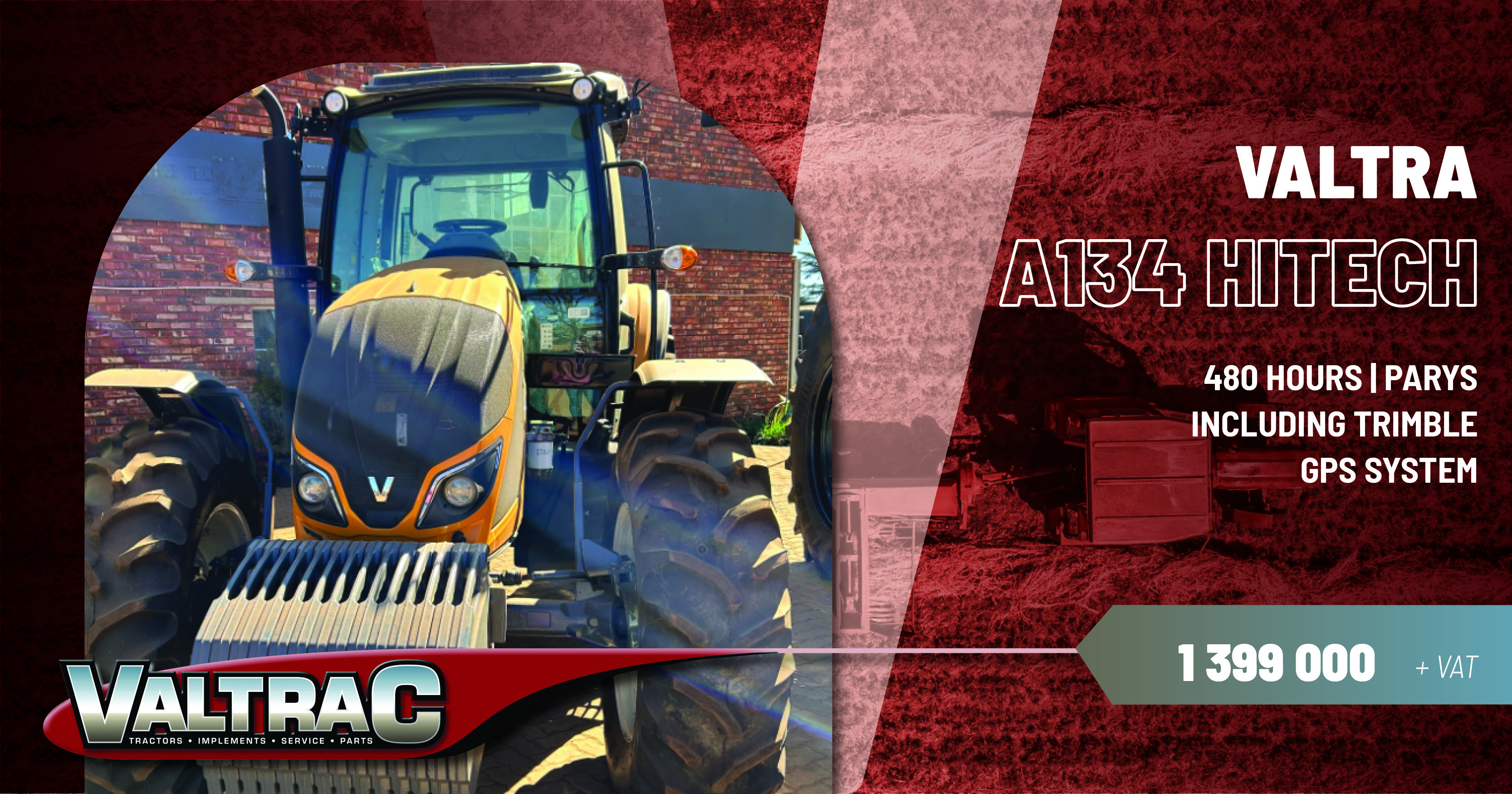 Demo tractor sale! | Valtra A134 HiTech | Valtrac