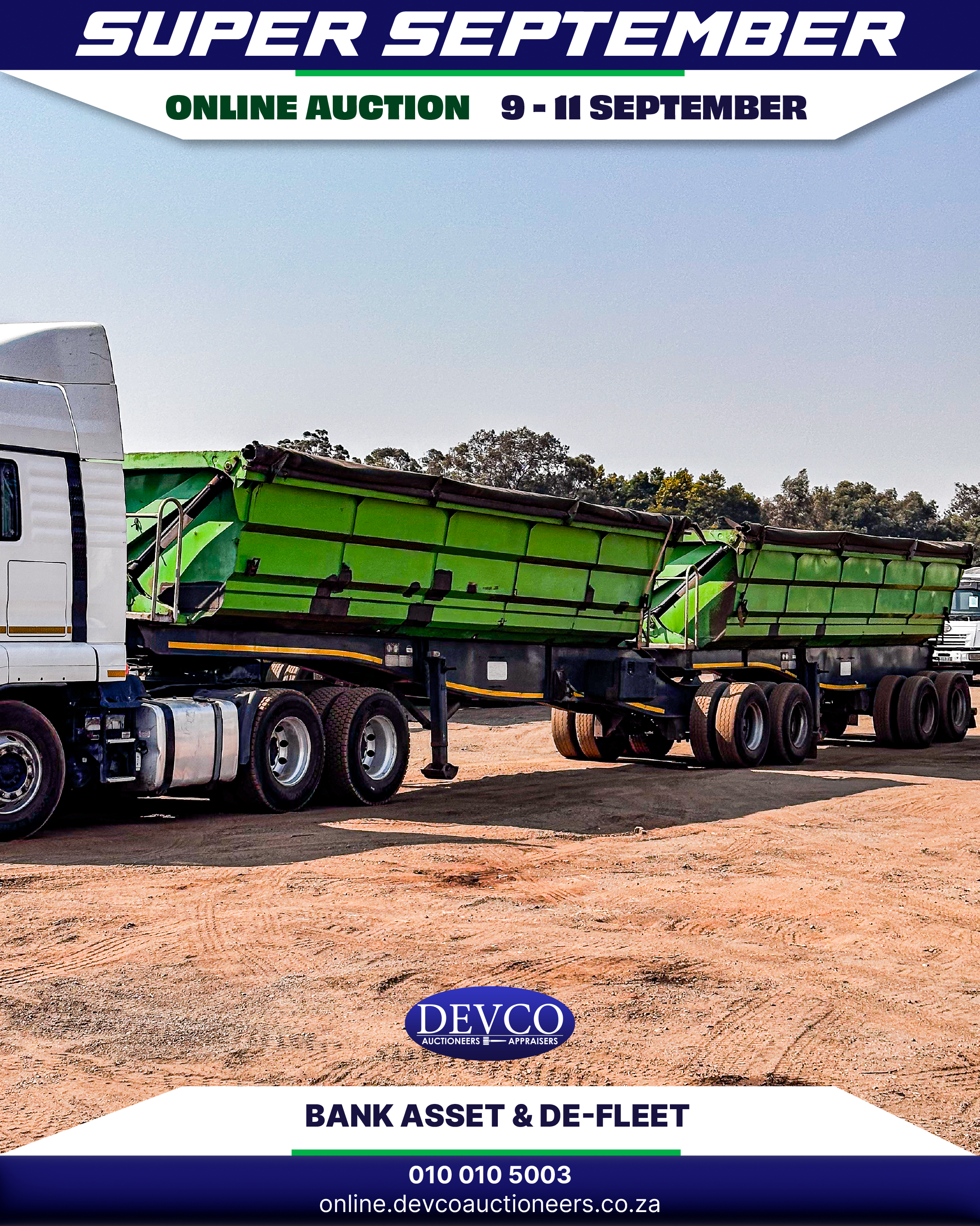 Devco Auctioneers Super September online auction | 9 -11 September 2025 | Bank Asset & De-Fleet - 4