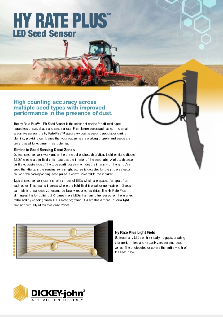 Dickey-John Hy Rate Plus Population Sensor | Vlakvark Ingenieurswerke
