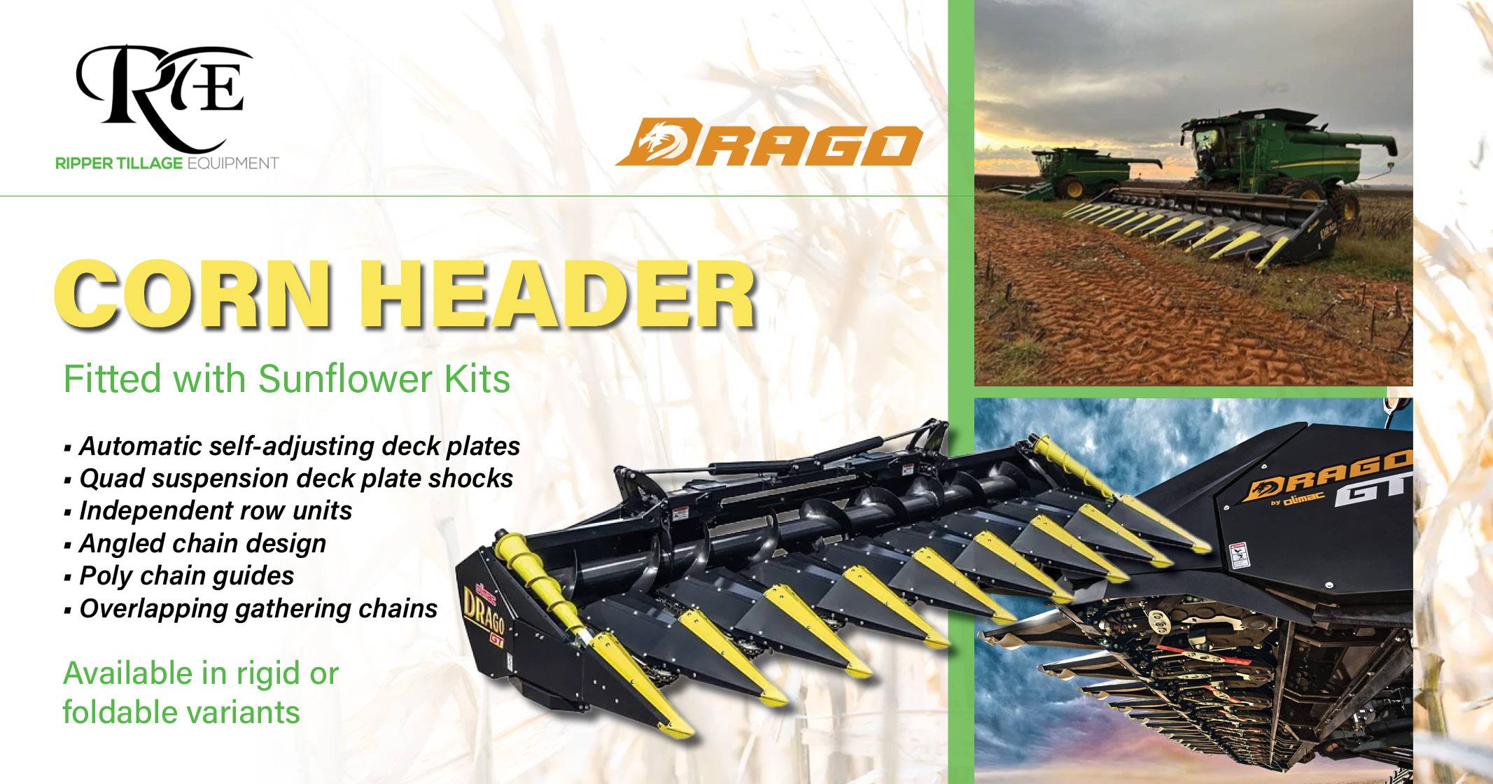 DRAGO corn header | Ripper Tillage Equipment