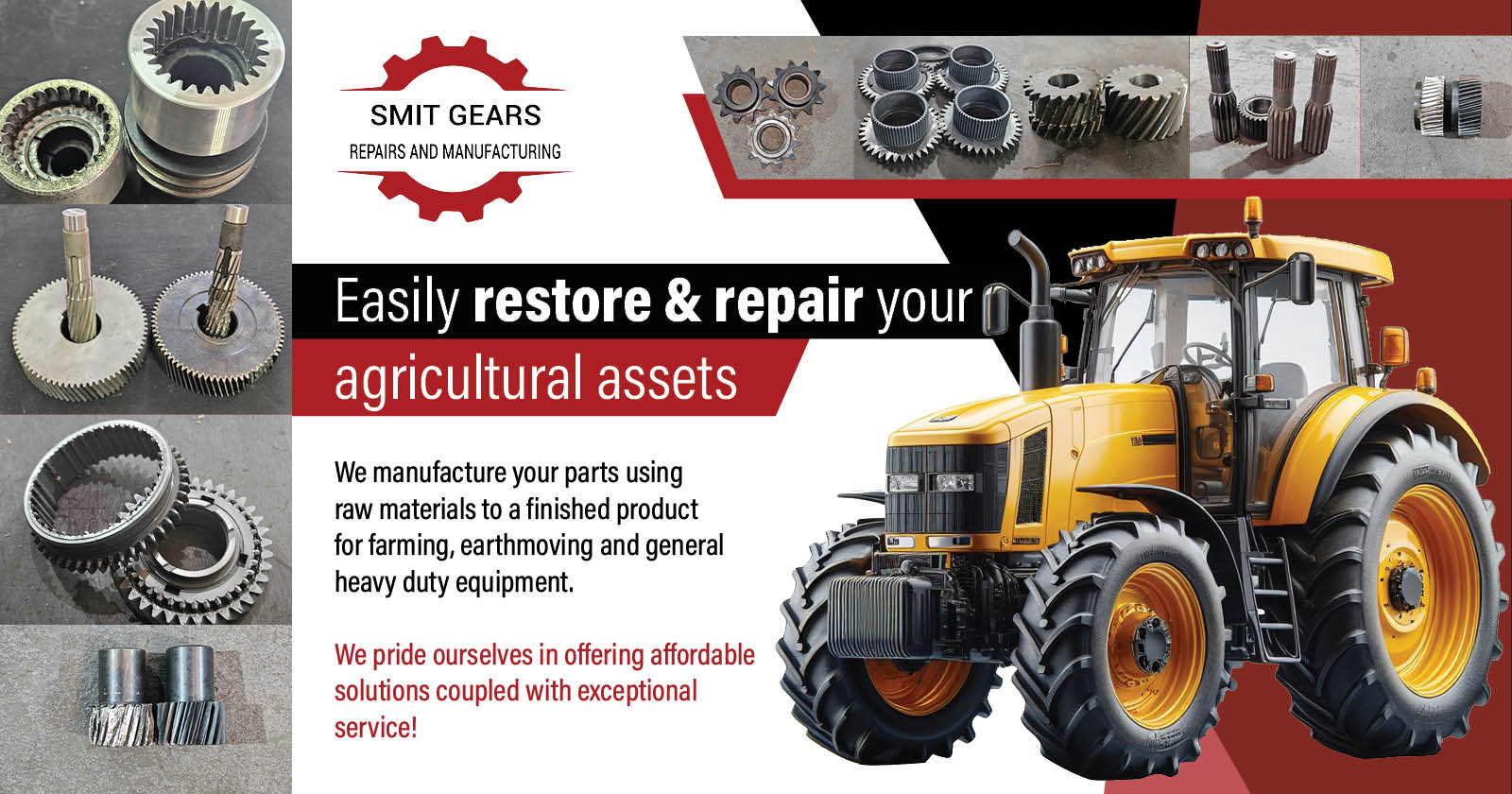 Easily restore & repair your agricultural assets | Smit Gears