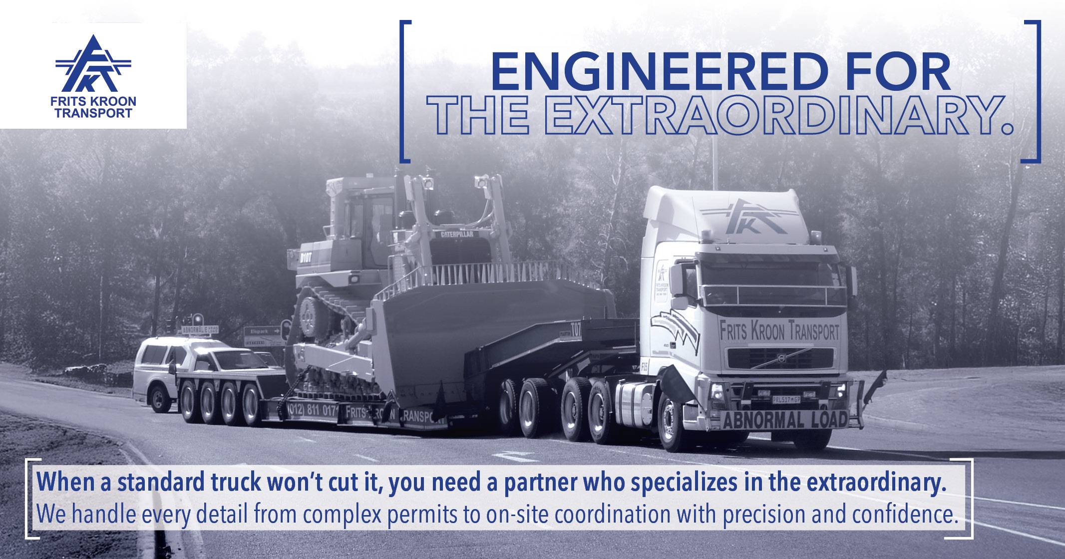 Engineered for the extraordinary | Frits Kroon Transport