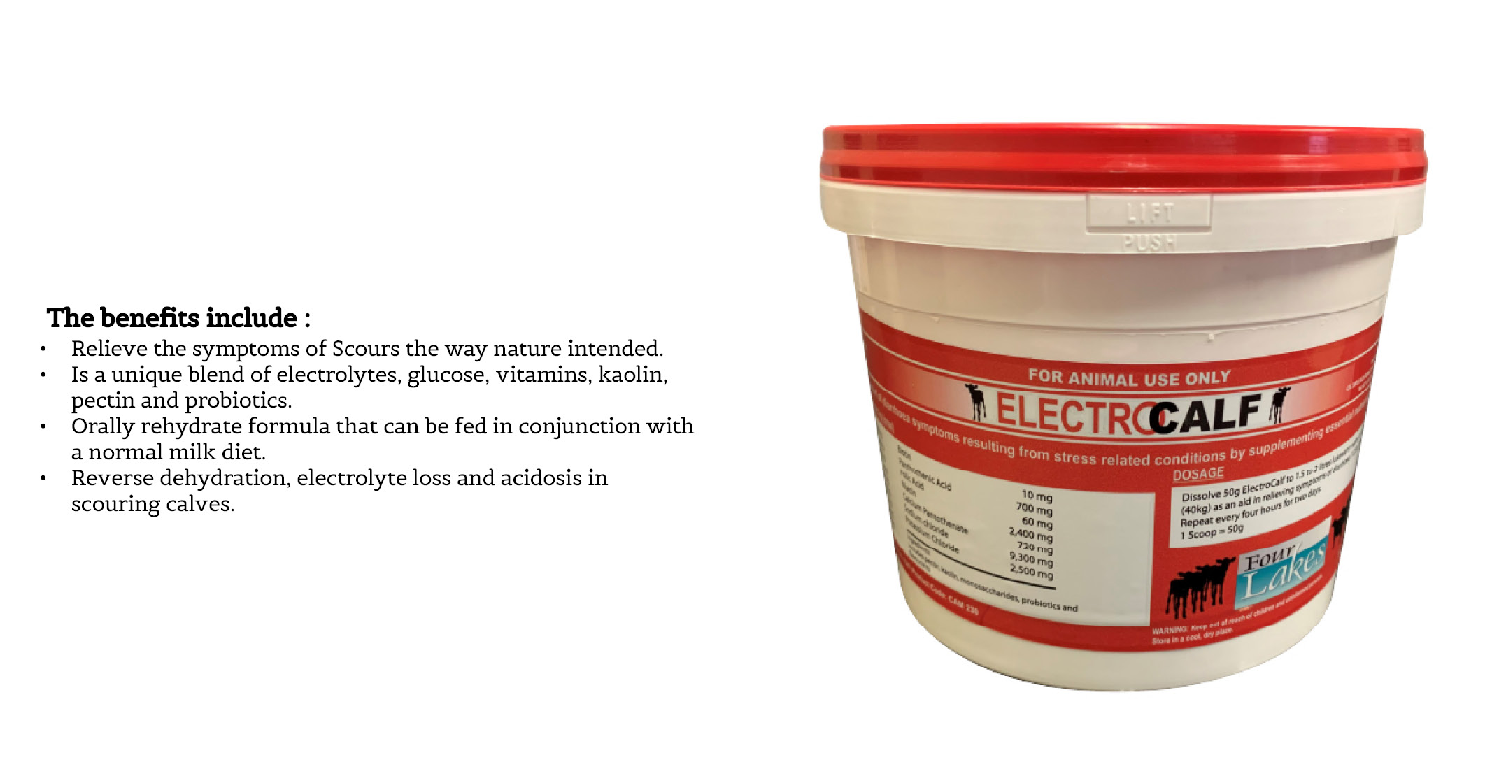 Ensure your calf's health with Electrocalf | Four Lakes - 1