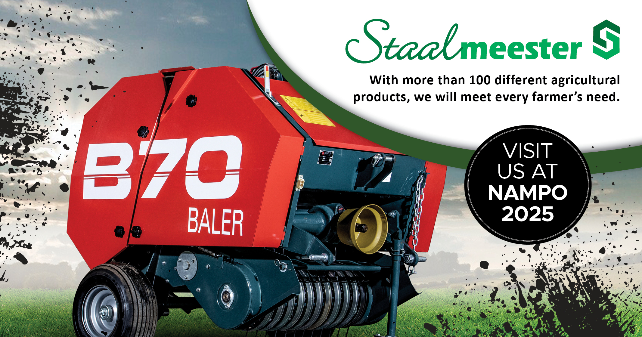 Explore 100 agricultural products at NAMPO 2025 – Visit Us! | Staalmeester Equipment
