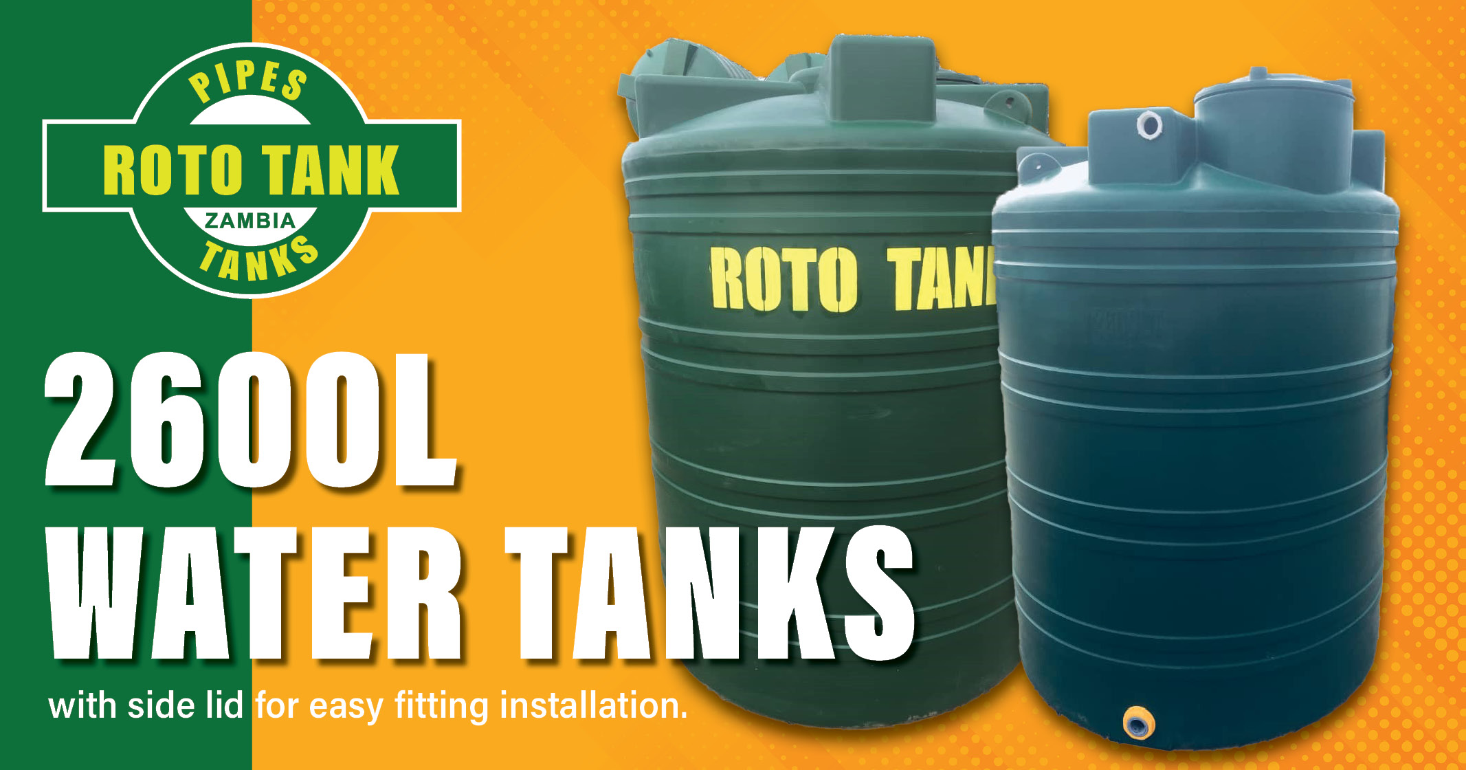Explore our diverse selection of water storage tanks, with capacities such as 20 000L | Roto Tanks