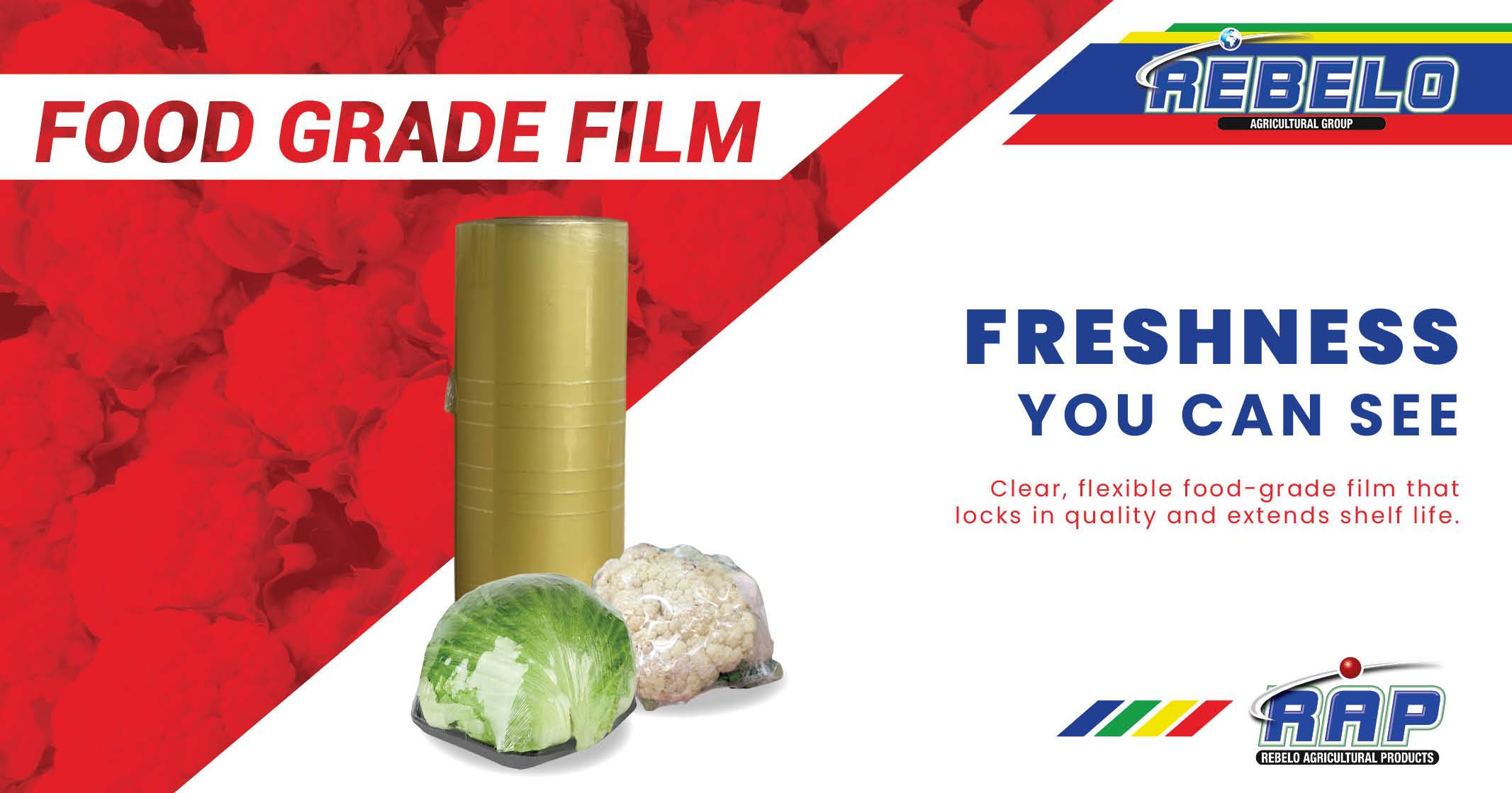 Food grade film | Preserves freshness | Rebelo Agricultural Group