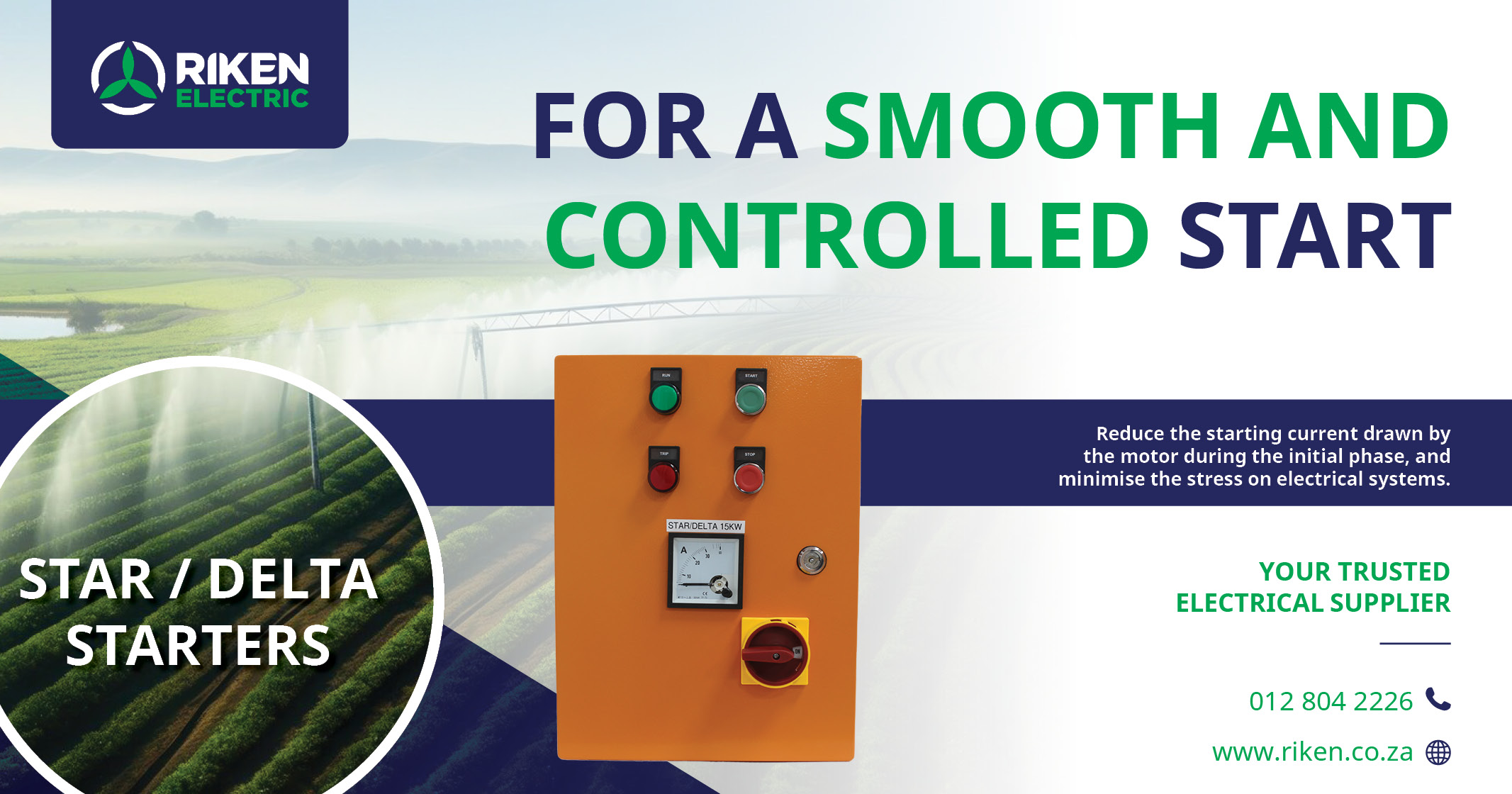 For a smooth and controlled start | Riken Electric