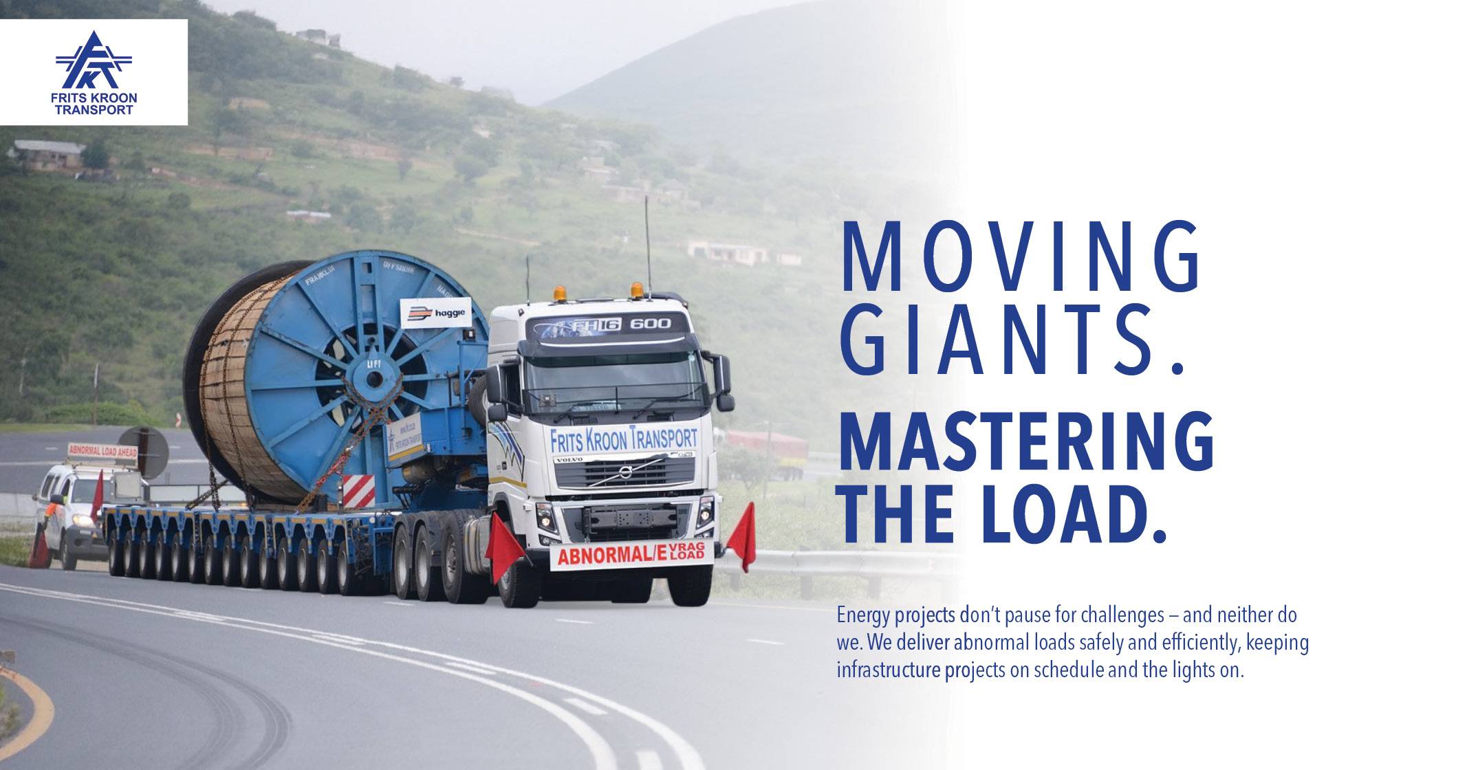Frits Kroon Transport: Abnormal load transport for energy infrastructure