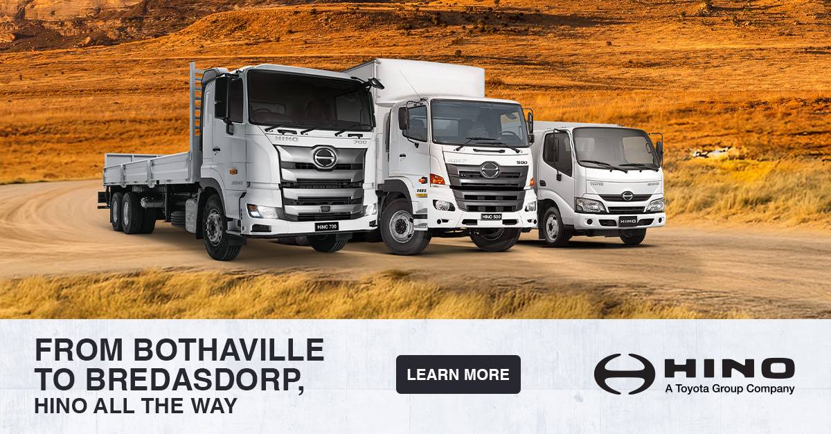 From Bothaville to Bredasdorp, Hino all the way