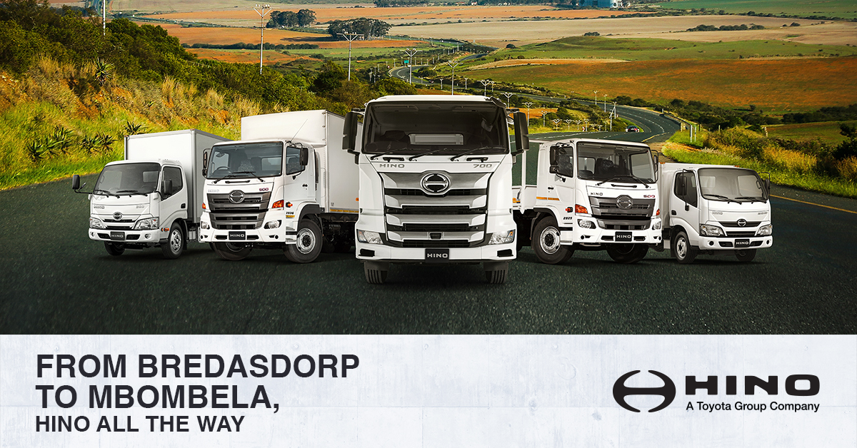 From Bredasdorp to Mbombela, HINO all the way