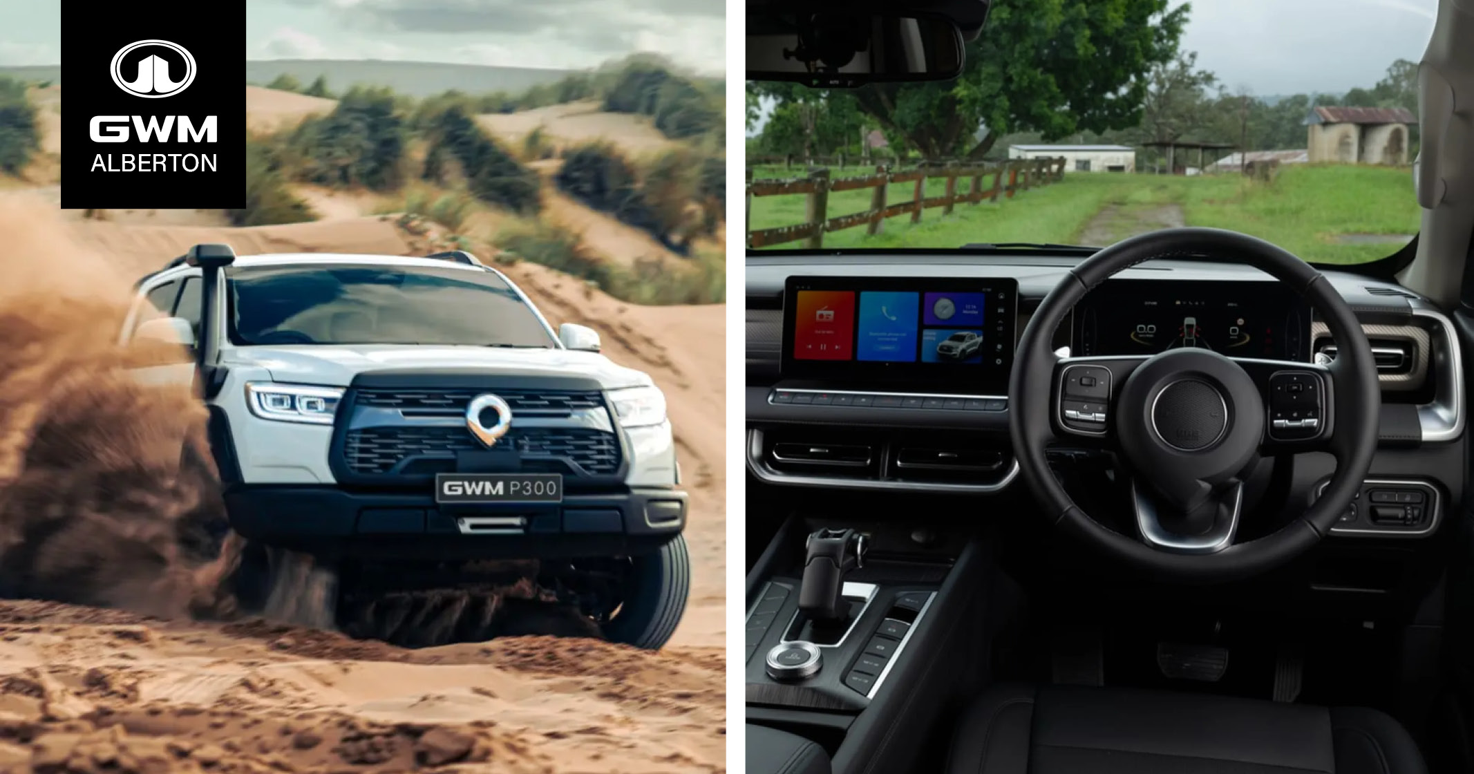 From farm tracks to mountain passes | GWM P300 | GWM Alberton - 2